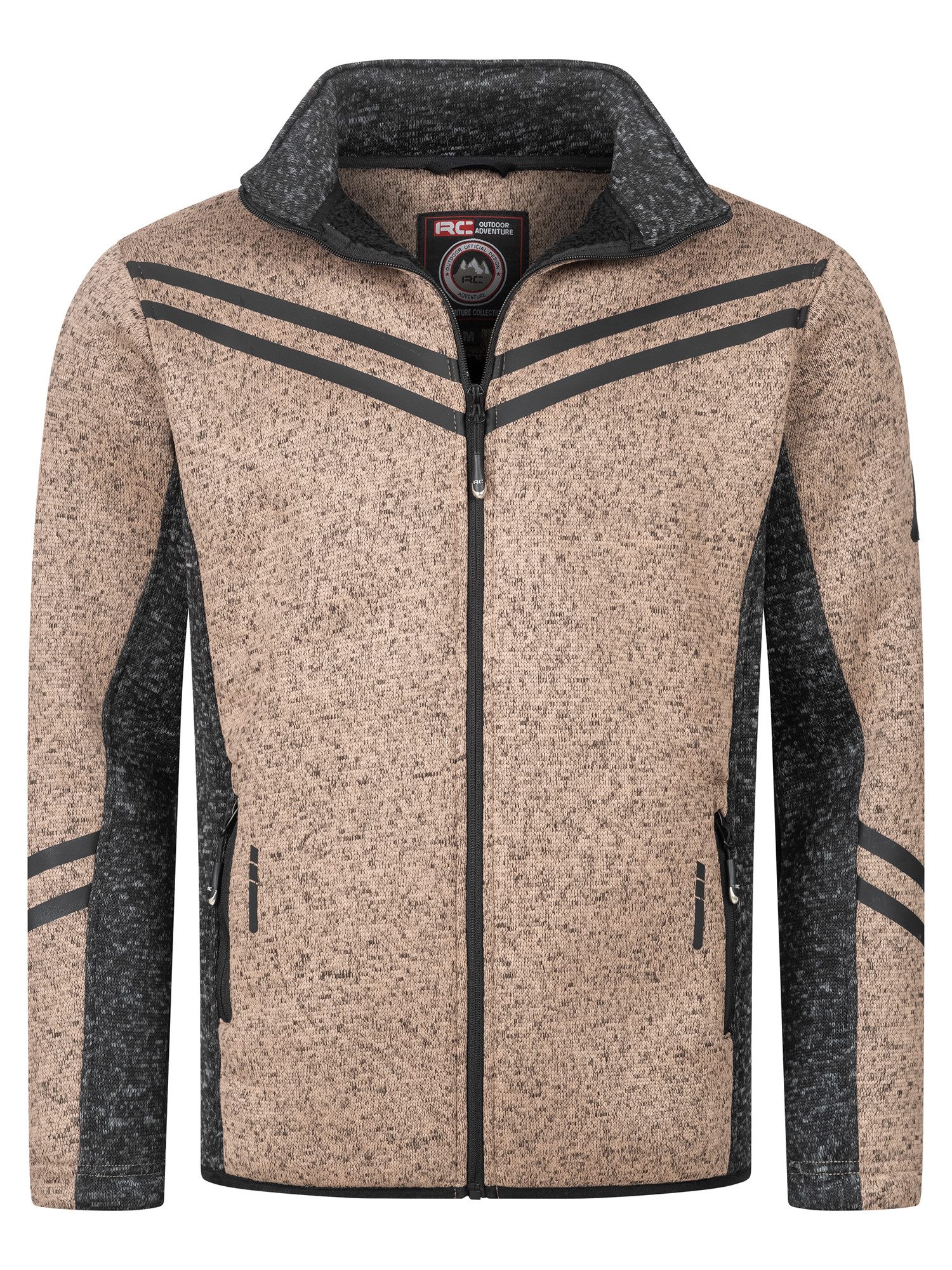 Rock Creek Fleecejacke Herren Jacke Melange günstig online kaufen