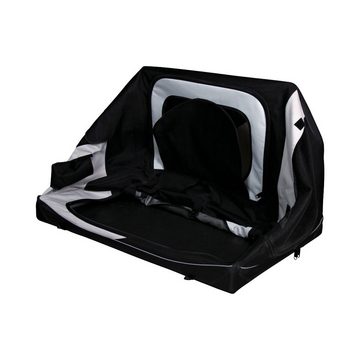 TRIXIE Hunde-Transportbox Transportbox Mobile Kennel Vario schwarz/grau