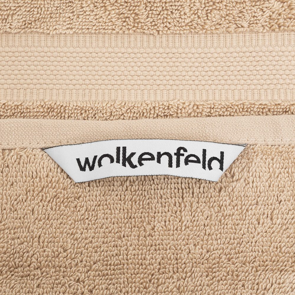 Wolkenfeld Duschtücher Premium Low-Twist Baumwolle 550 g/m² – 2 große Duschtücher, Frottier (2-St), 70×140 cm – weich, saugfähig und ideal für Bad & Wellness