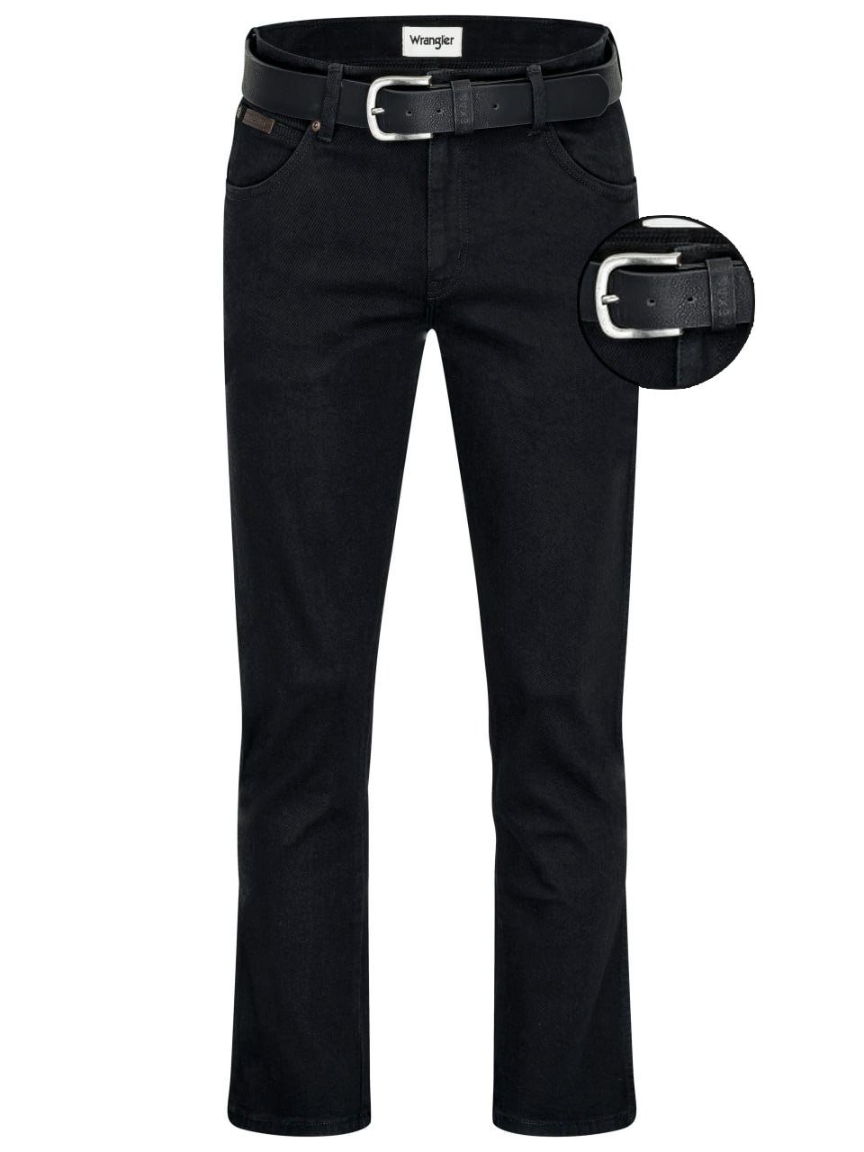Wrangler Straight-Jeans Texas Authentic Straight Herren-Strechjeans mit Gür günstig online kaufen