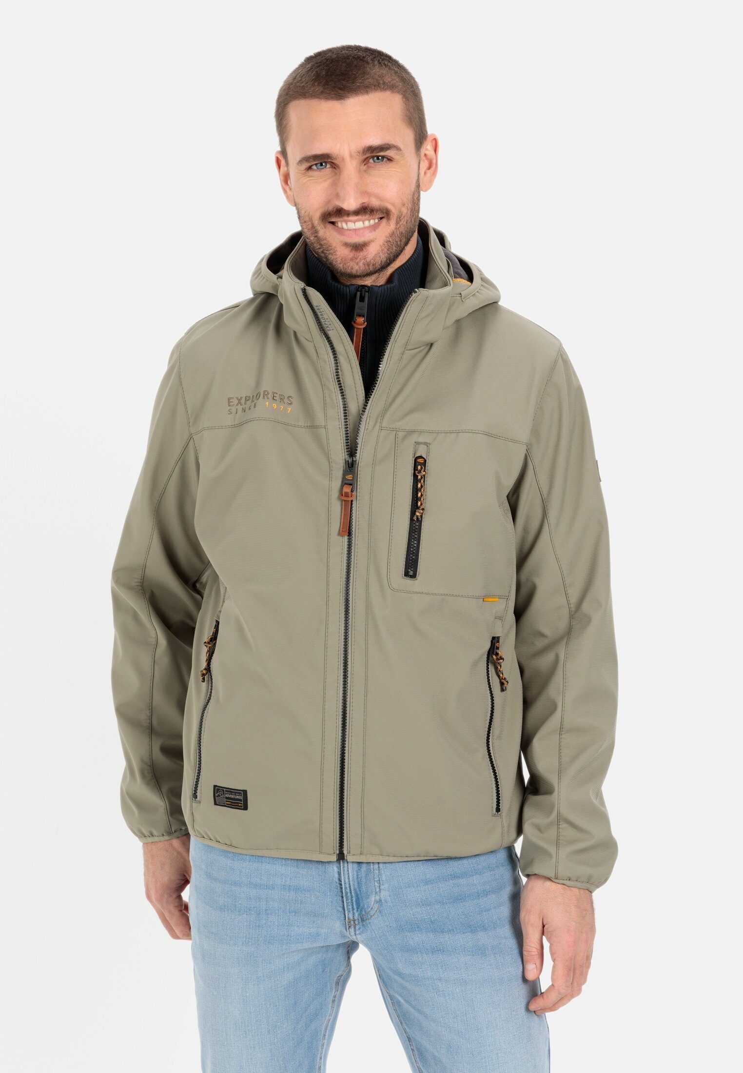 Softshelljacke aus recyceltem Polyester