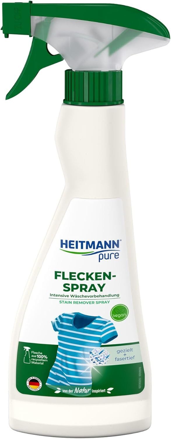 HEITMANN pure Fleckenspray Fleckentferner (1-St. vegan, tierproduktfrei)