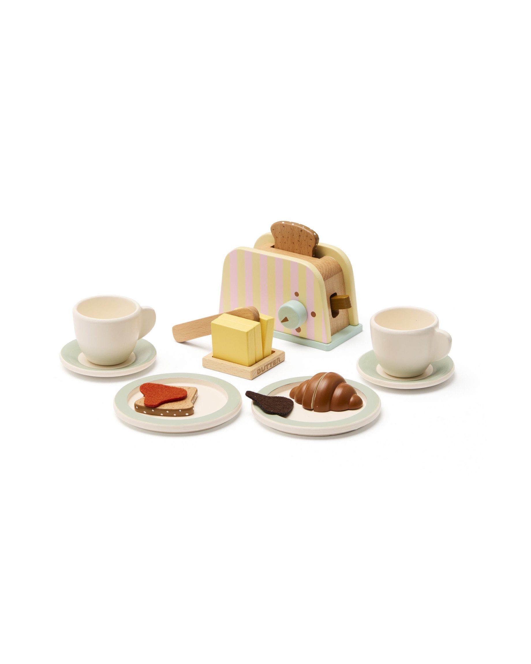 Kids Concept Spielgeschirr Kids Concept - Frühstücksset Mini - 10,4x6x6,5cm - 2y+, (18-tlg)