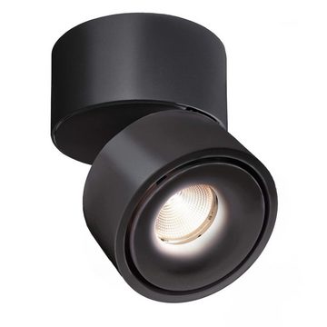 click-licht LED Deckenstrahler LED Deckenspot Uni II in Schwarz 12W 670lm, keine Angabe, Leuchtmittel enthalten: Ja, fest verbaut, LED, warmweiss, Deckenstrahler, Deckenspot, Aufbaustrahler