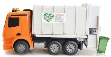 COIL RC-Truck RC-Müllwagen, E560 Mercedes Benz Antos, Recyclingspielzeug, 1:20, 2,4 GHz, Ferngesteuert, LED, Maße: 41 x 22 x 15 cm