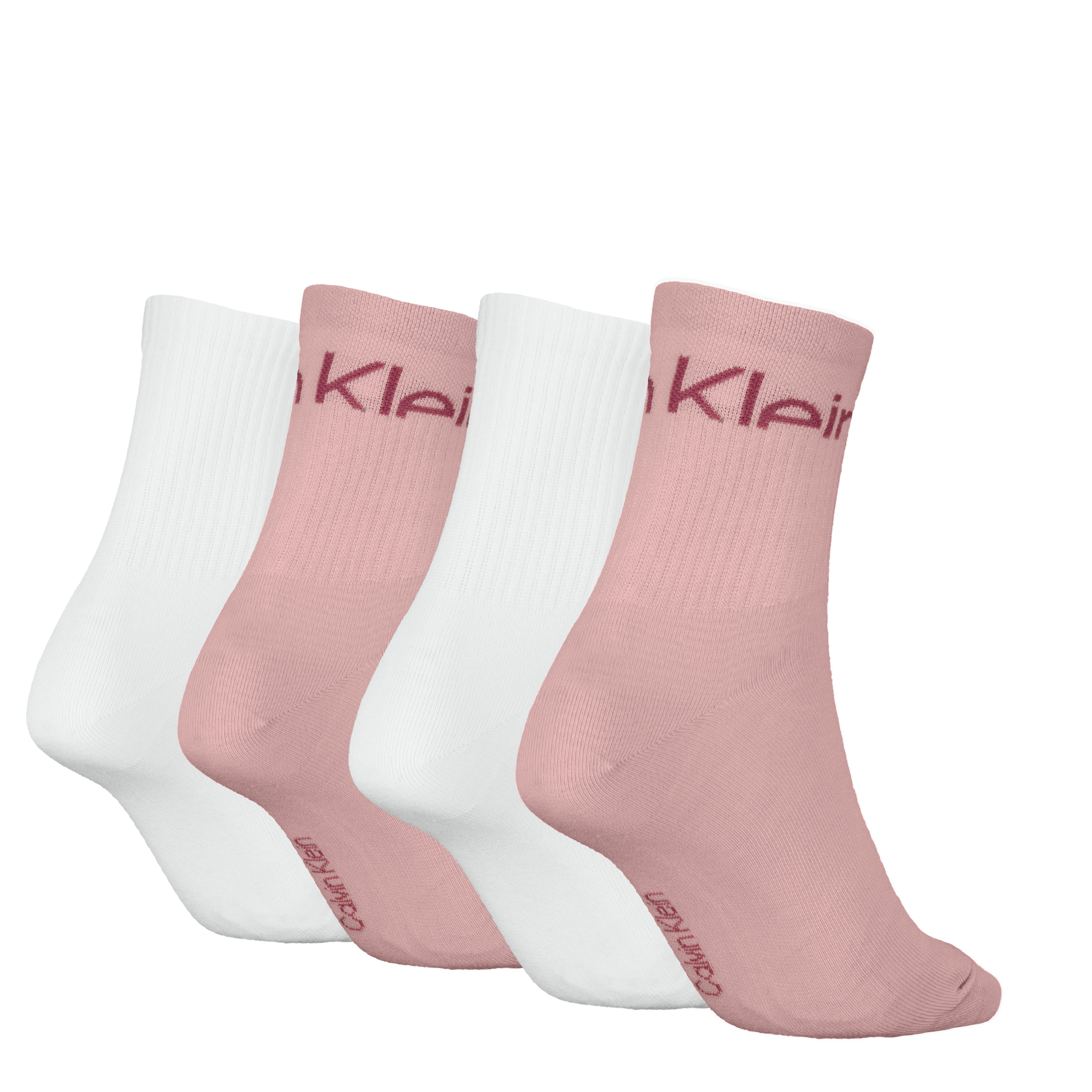 Calvin Klein Jeans Socken CKJ WOMEN SHORT SOCK 4P CUT LOGO ECOM (4er Pack) günstig online kaufen