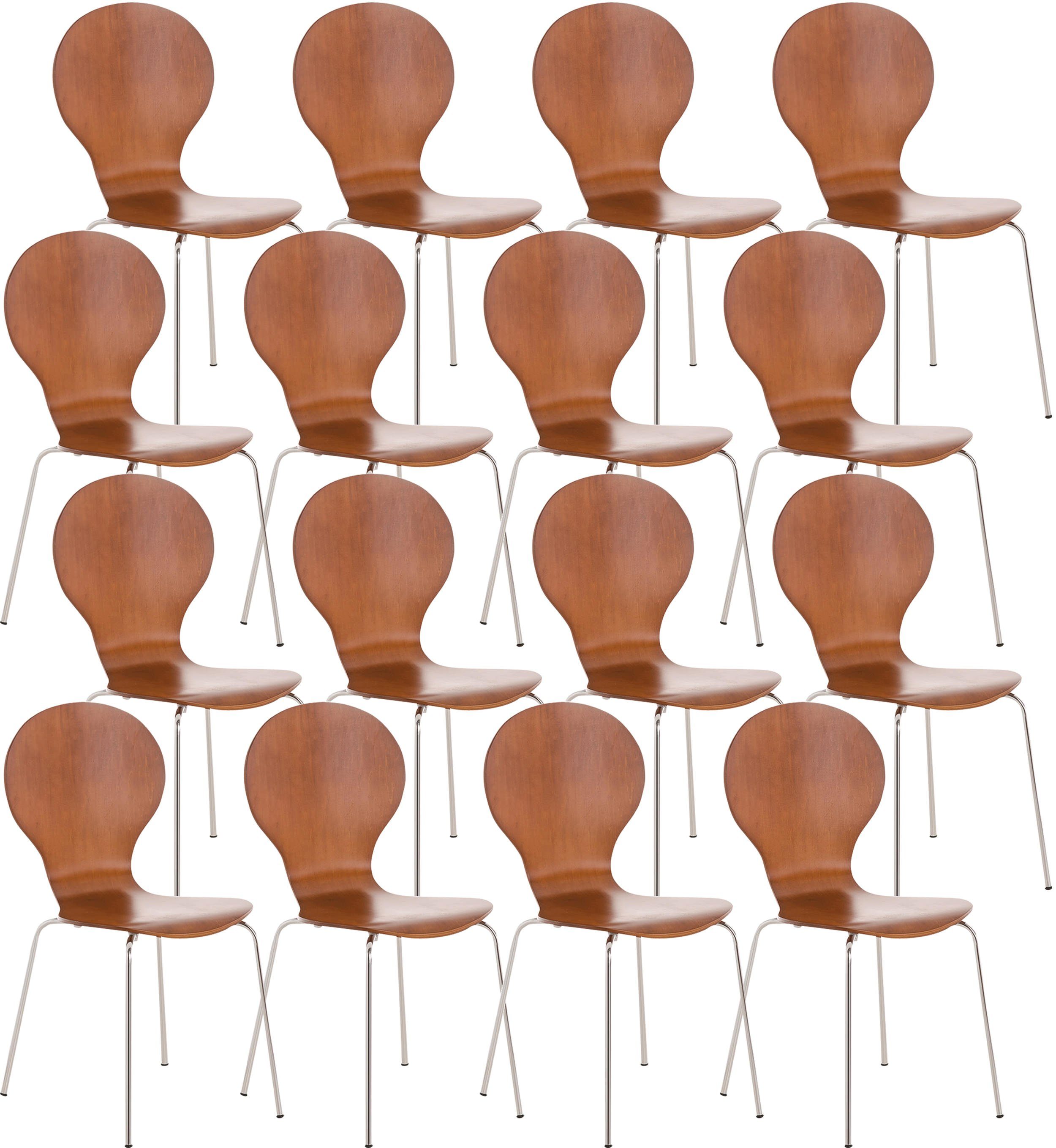 CLP Besucherstuhl Diego V2 (16er Set), stapelbar