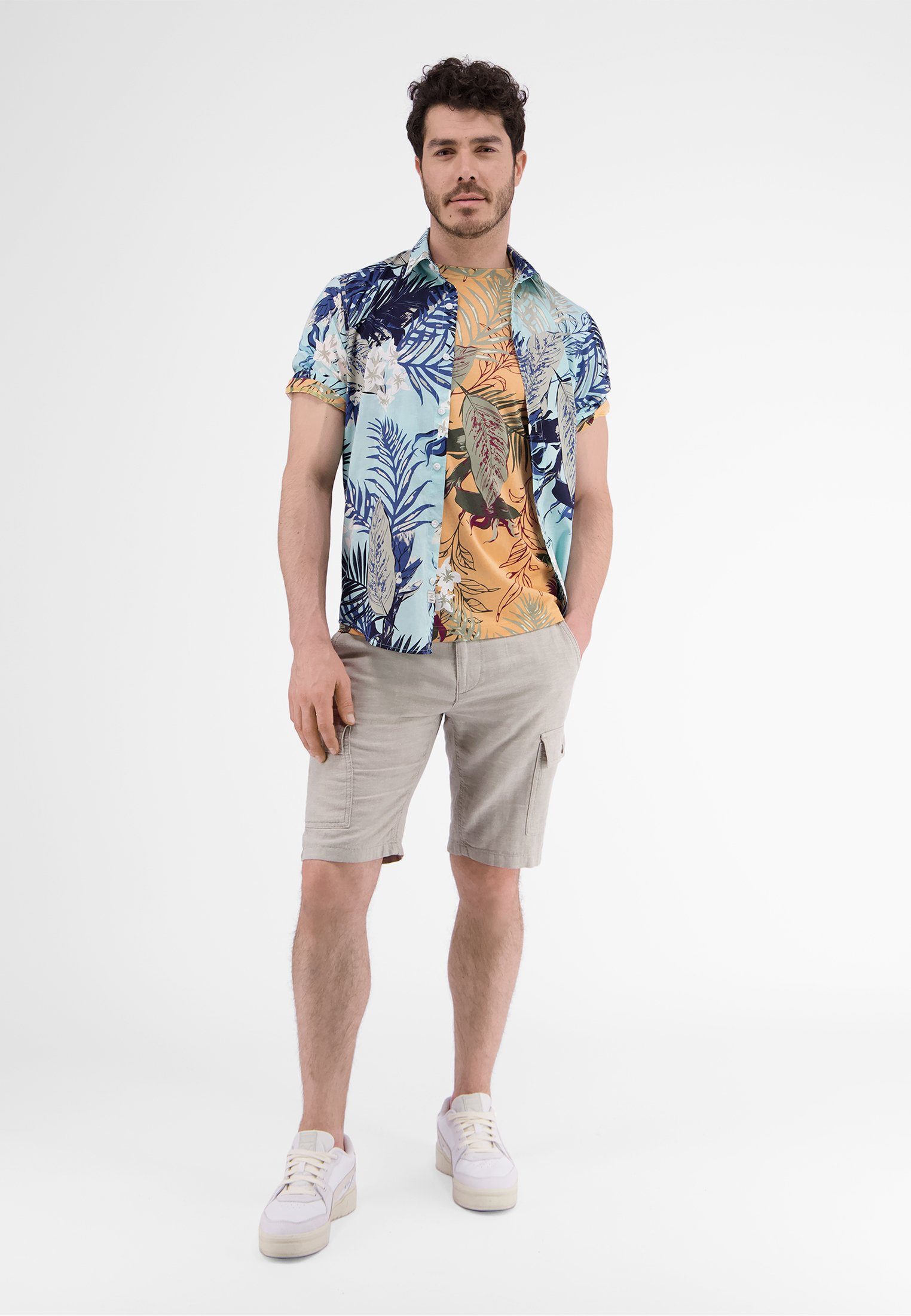 LERROS GENTLE T-Shirt T-Shirt LERROS *Hawaii* PEACH