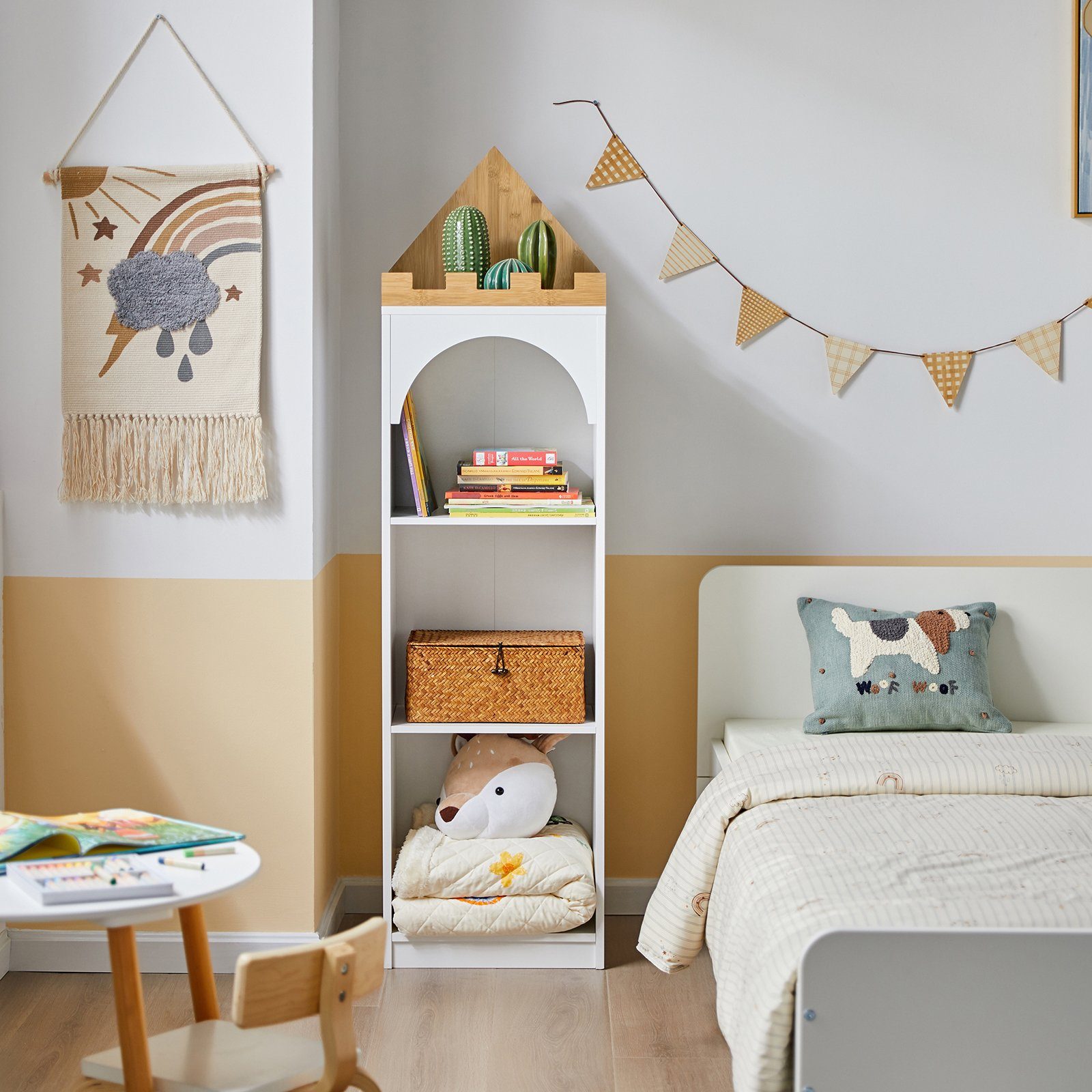 SoBuy Bücherregal KMB42, Kinderregal Spielzeugregal Aufbewahrungsregal günstig online kaufen