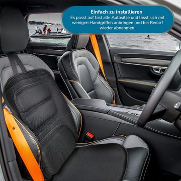 aktivshop Sitzauflage fürs Auto, aus Gel 3D-Mesh-Bezug
