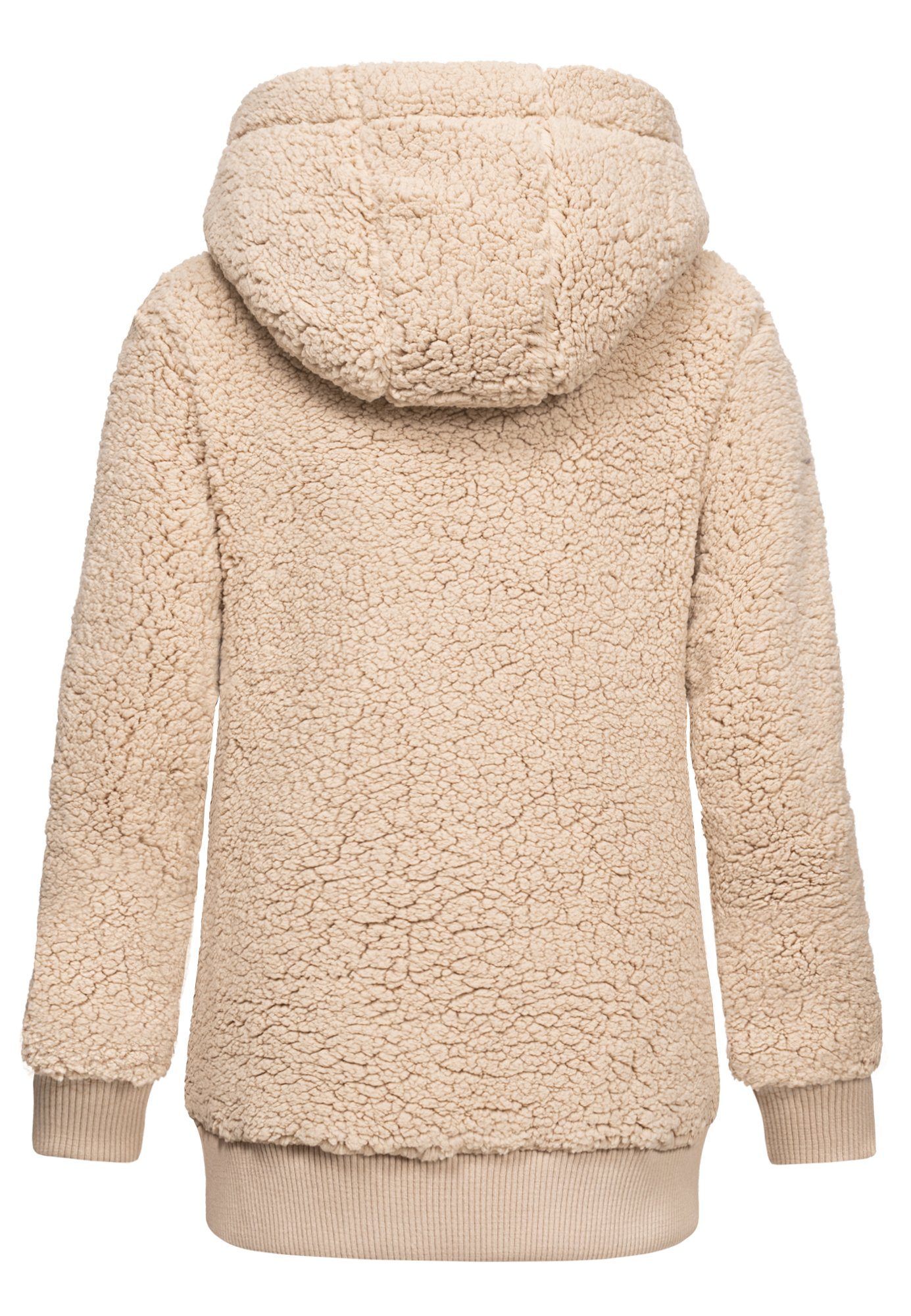 REPUBLIX Kapuzenpullover VALENTINA Damen Teddy Sweatjacke Plüsch Hoodie Pul günstig online kaufen