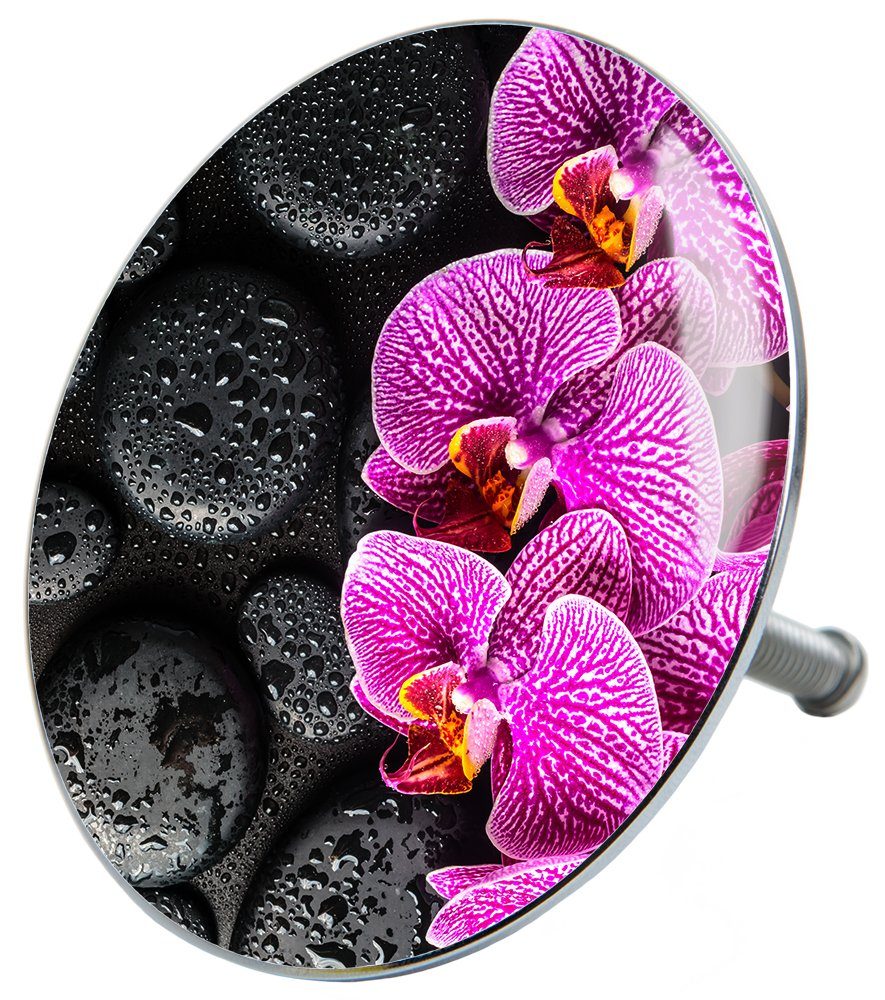 Sanilo Badewannenstöpsel Madeira, Ø 7.2 cm, hochwertig, universell, mit Motiv, 100% wasserdicht