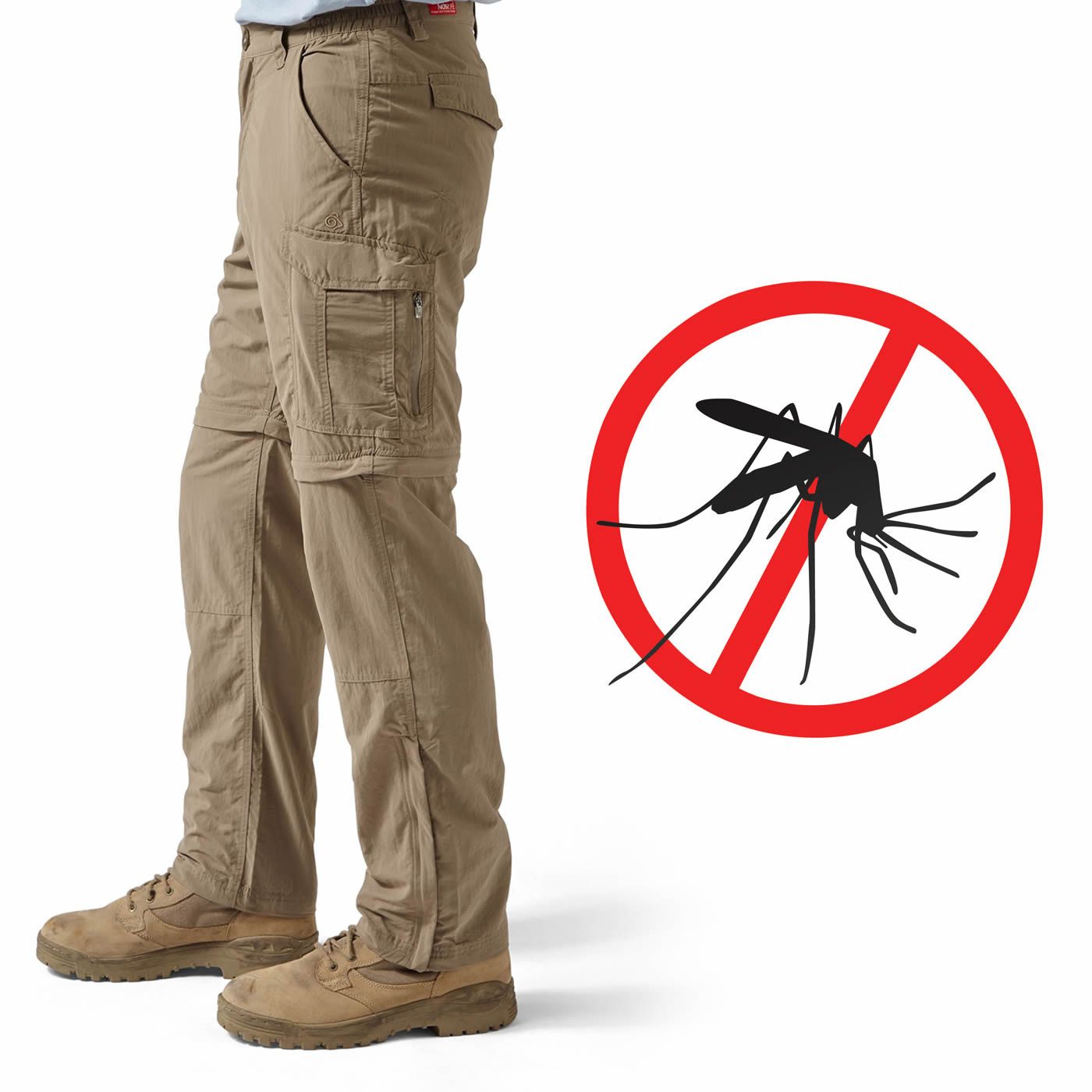 RennerXXL Outdoorhose Craghoppers John Ziphose Herren NosiLife - Alle Größen