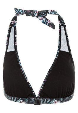 CRUZ Triangel-Bikini-Top Pozzuoli, mit floralem Allover-Print