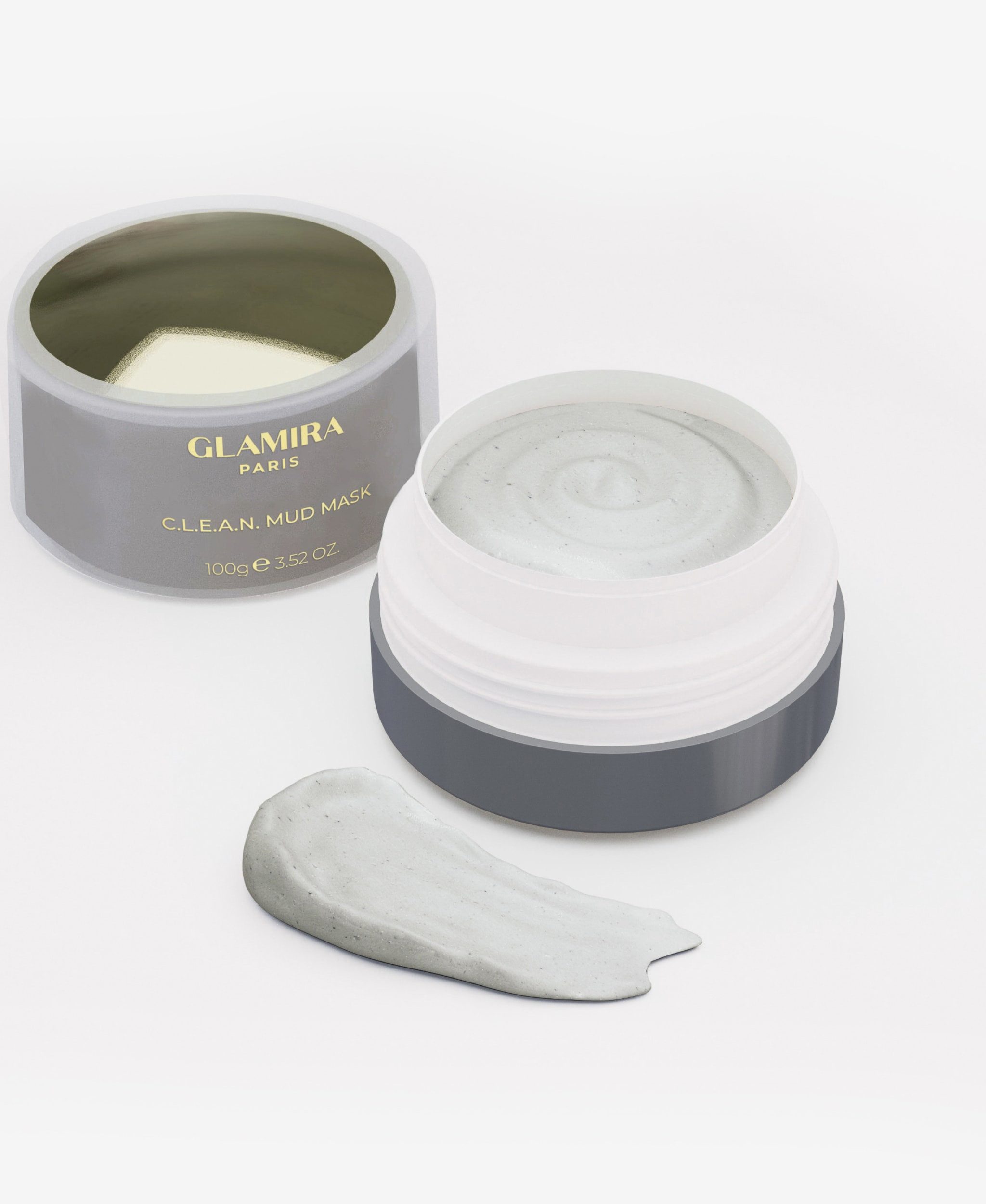 GLAMIRA Pflege-Set C.L.E.A.N. Schlammmaske Packung, 1-tlg., mit 100g Inhalt
