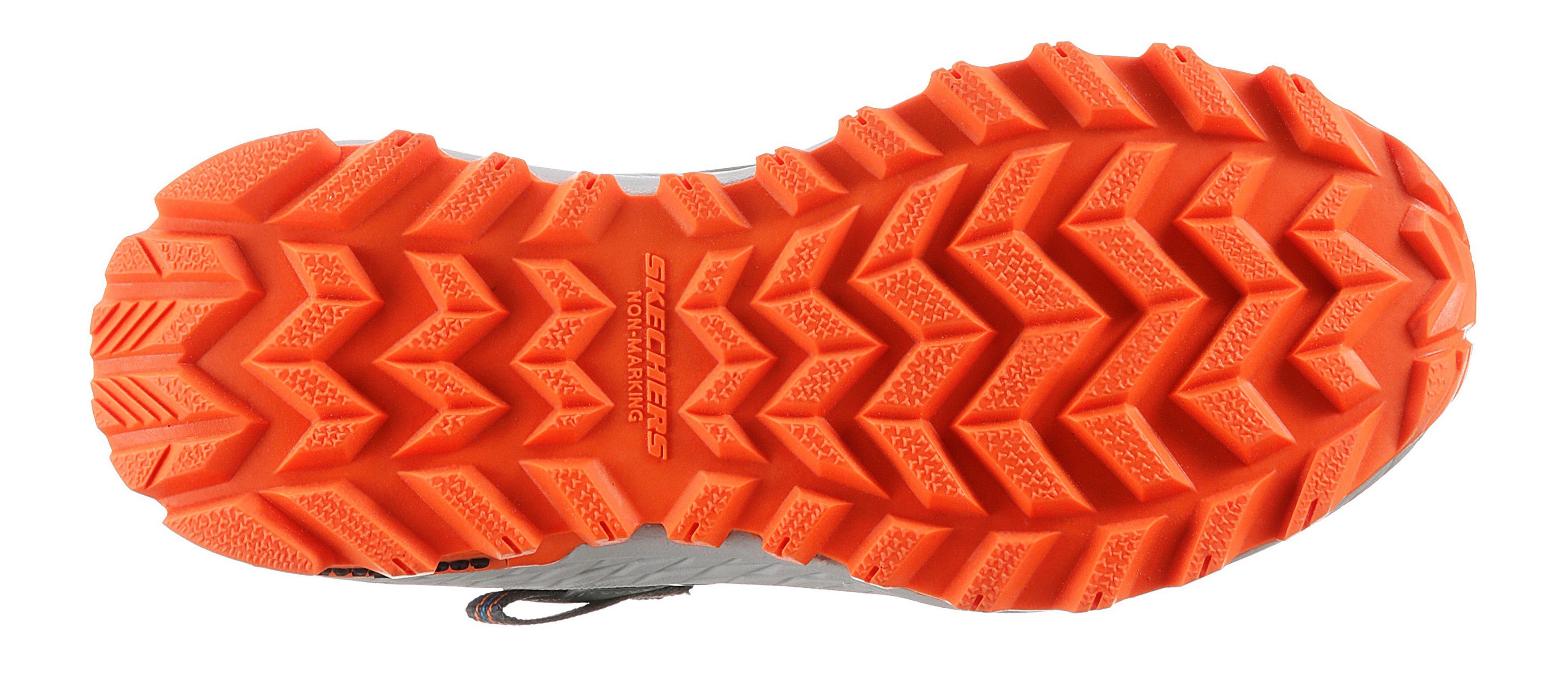TREAD-TREKOR grau-orange und mit Ausstattung FUSE Kids Skechers Foam wasserabweisend Schnürboots Memory
