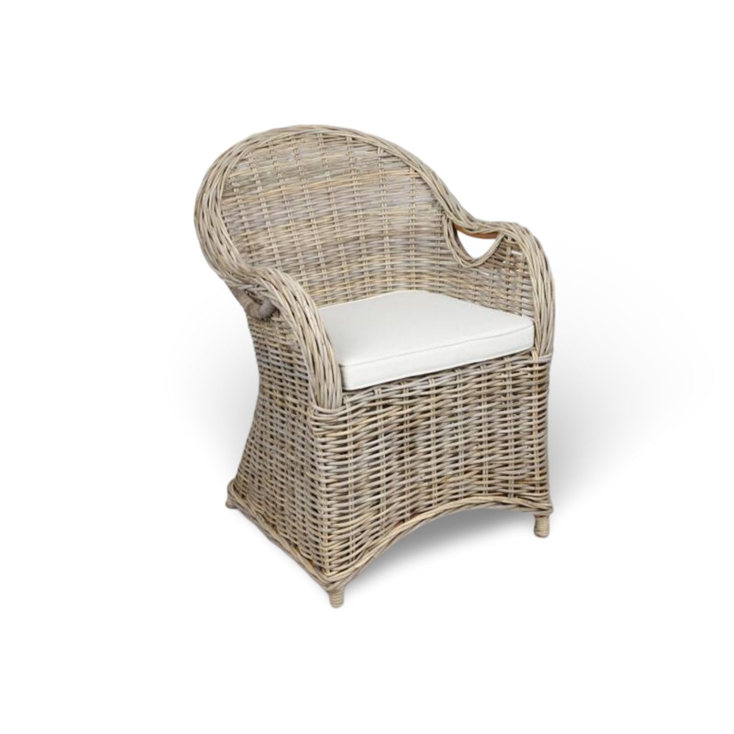 BURI Gartensessel Rattansessel mit Sitzkissen Sessel günstig online kaufen