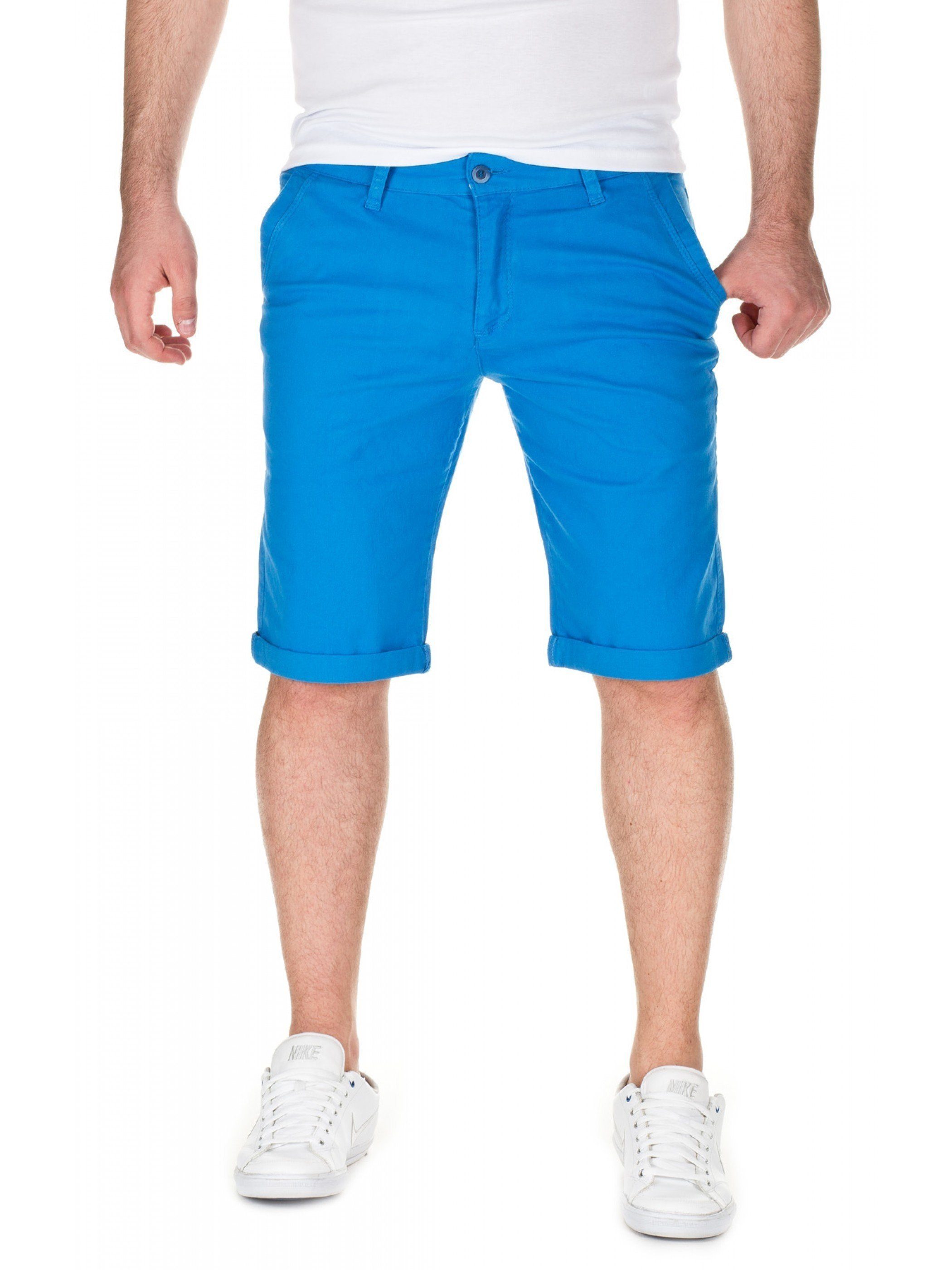 WOTEGA Shorts WOTEGA - Chino shorts Alex in Unifarbe Blau (blue 44000)