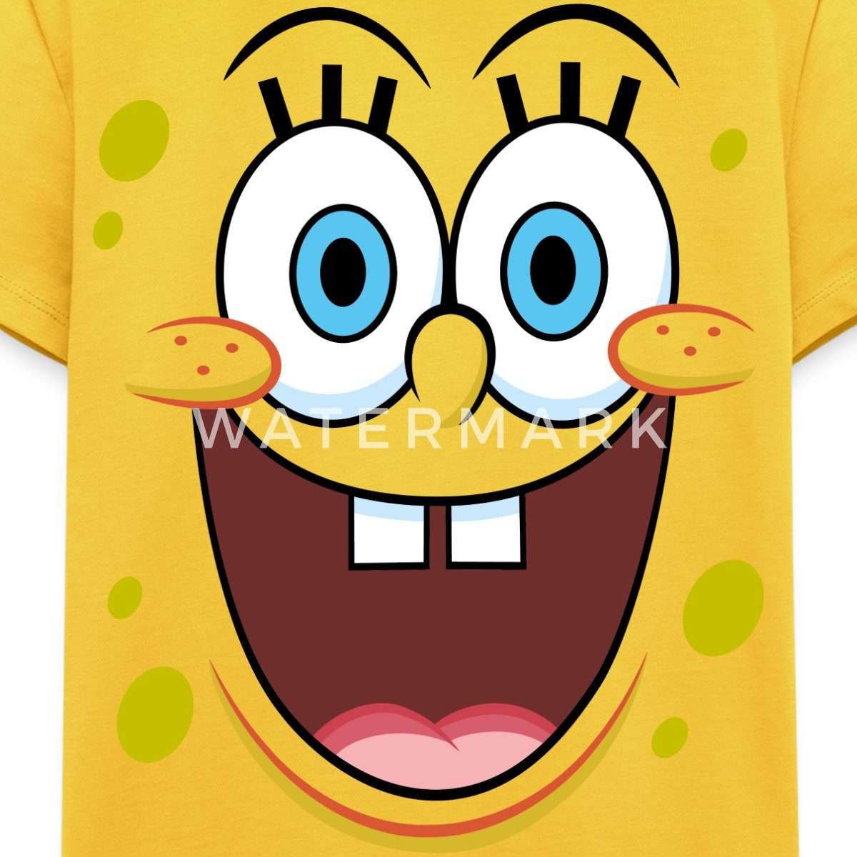 Spreadshirt T-Shirt SpongeBob Schwammkopf Kostüm Karneval Kinder Premium T-Shirt (1-tlg)