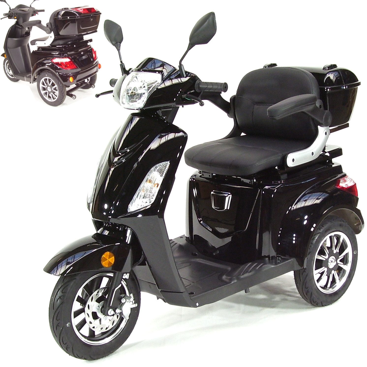 Apex Elektromobil Seniorenmobil Elektromobil Elektroroller Trike Scooter 25 km/h 55948, (1-tlg)