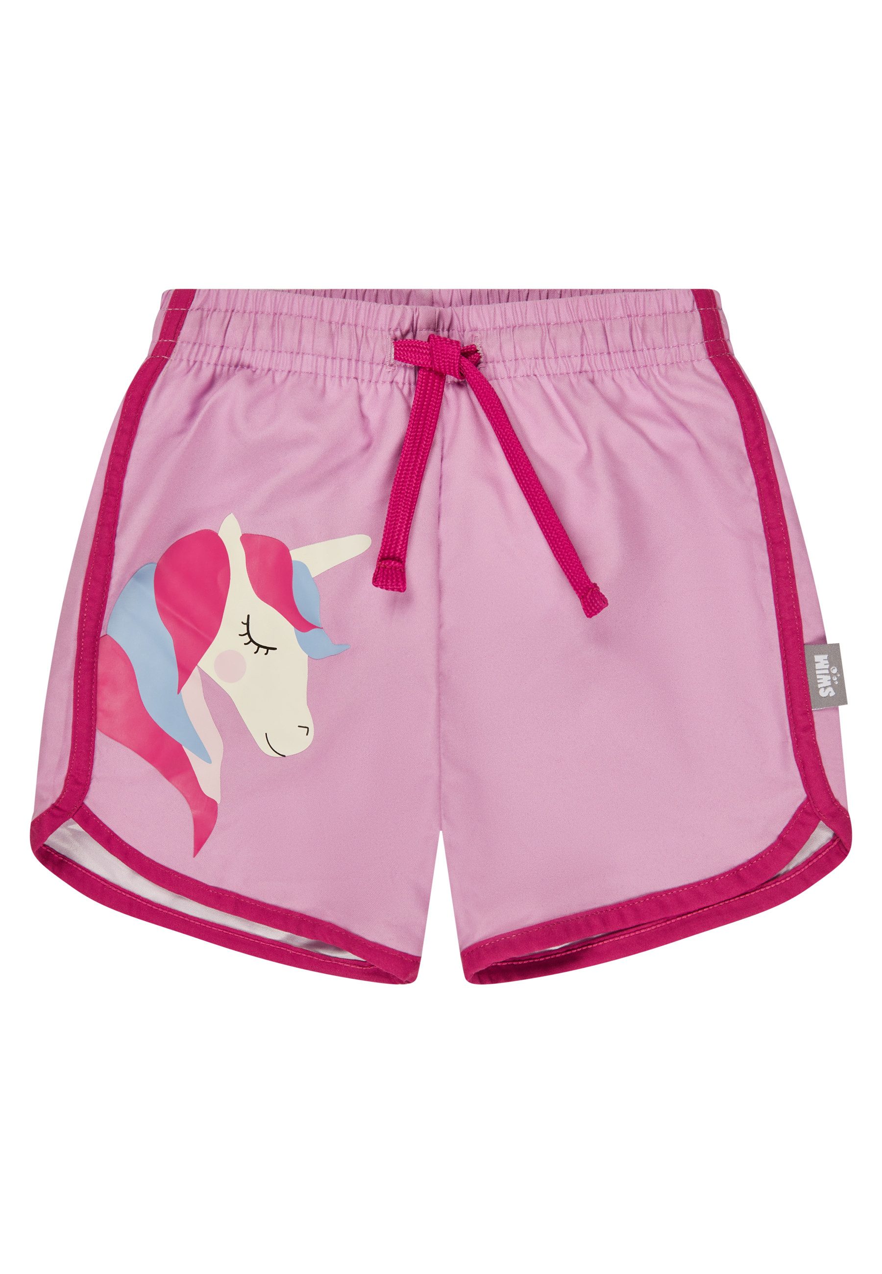 Sterntaler® Badehose UV-Schutz 50+ Badeshorts Einhorn (1-St) Badeshorts mit Einhorn-Print & Kordel, Windeleinsatz bis 86/92