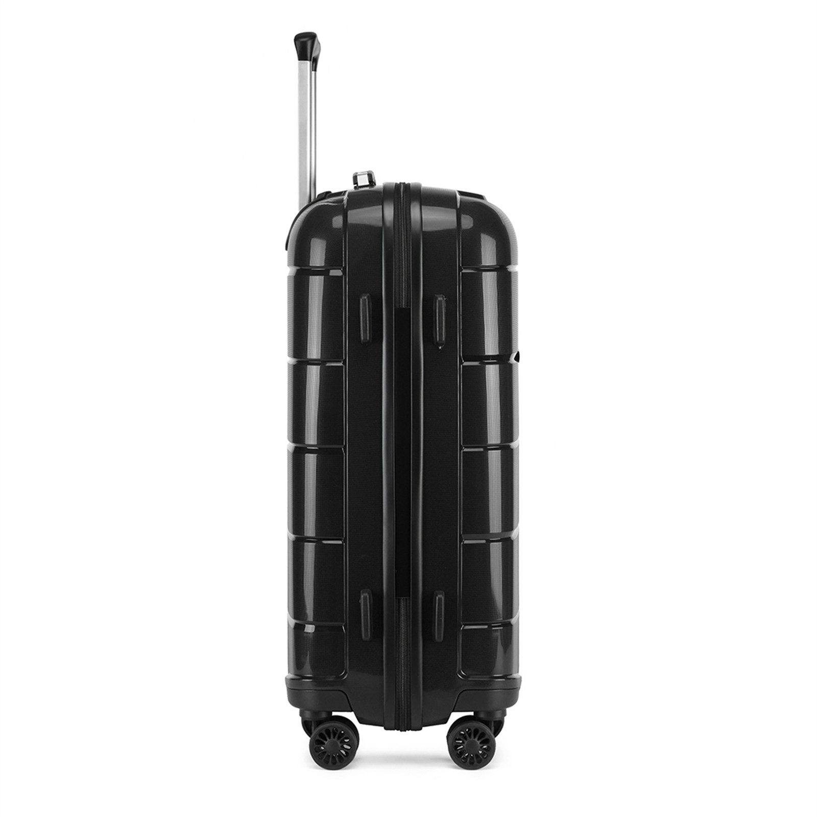 KONO Koffer Trolley mit 4 Rollen Polypropylen Ideal für Business & Schule