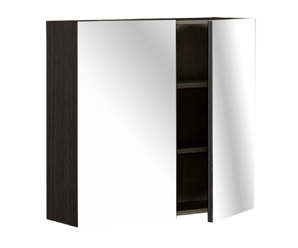 SAM® Badezimmerspiegelschrank Barcelona Metallgriffe sind aus Edelstahloptik, Hochglanz