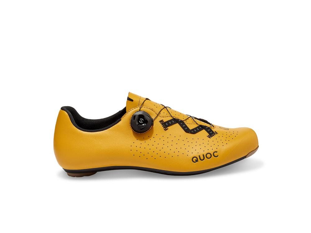 Quoc Quoc Escape Road Rennradschuh Gr. 44 Amber - Carbon-Verbundstoff, ultr Fahrradschuh
