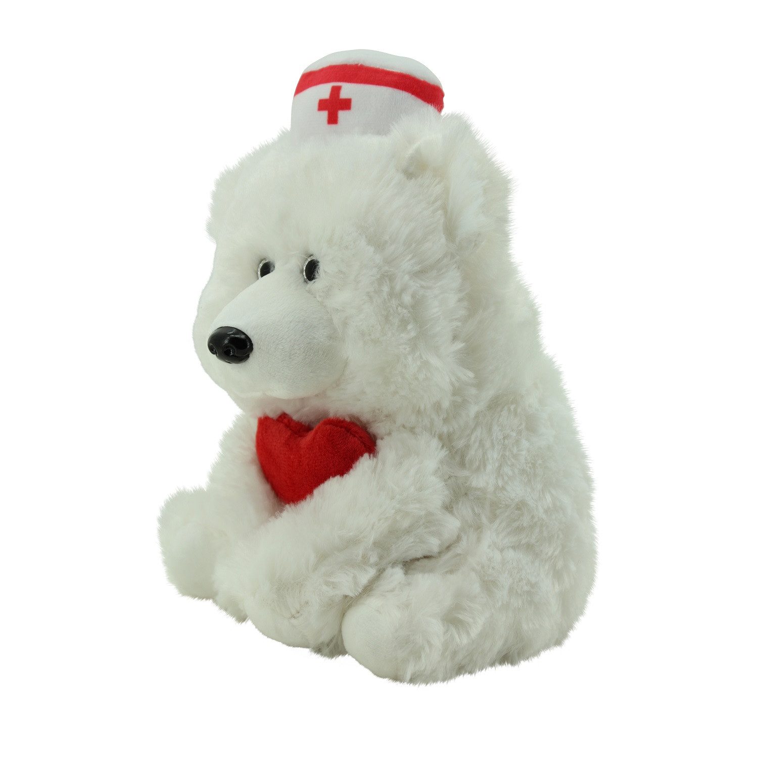 Sweety-Toys Kuscheltier Sweety Toys 14712 Doktor Teddybär Kuscheltier Eisbär 24 cm, Gute Besserung Geschenk