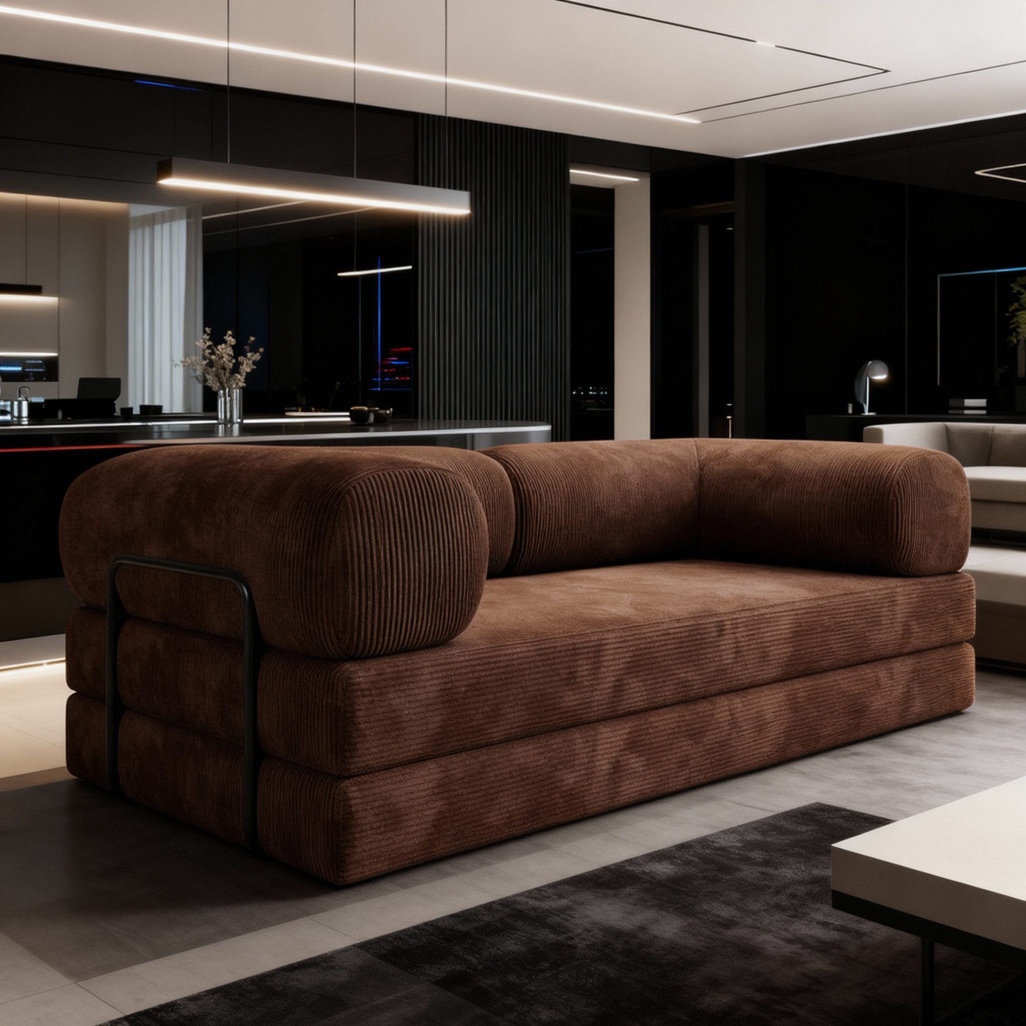 Palms-Store Schlafsofa Oscar 3-Sitzer Sofa mit Bettfunktion, abnehmbarem Be günstig online kaufen