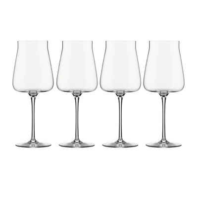 Alessi Weinglas Eugenia Weißweinglas, Kristallglas, 4er Set