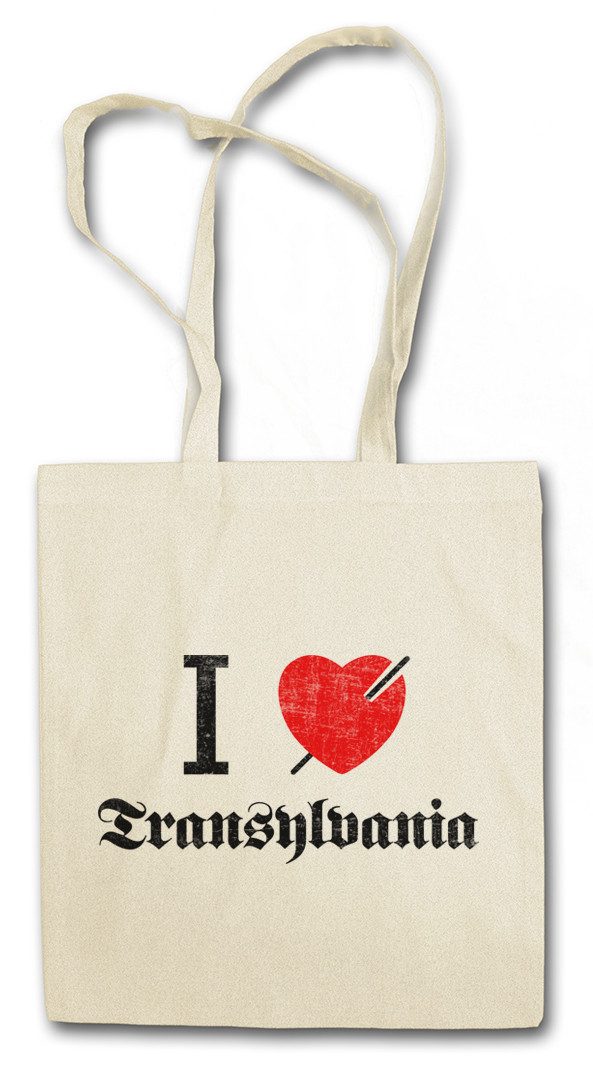 Beuteltasche I Love Transylvania Stofftasche Mayhem Oystein Aarseth Black Metal