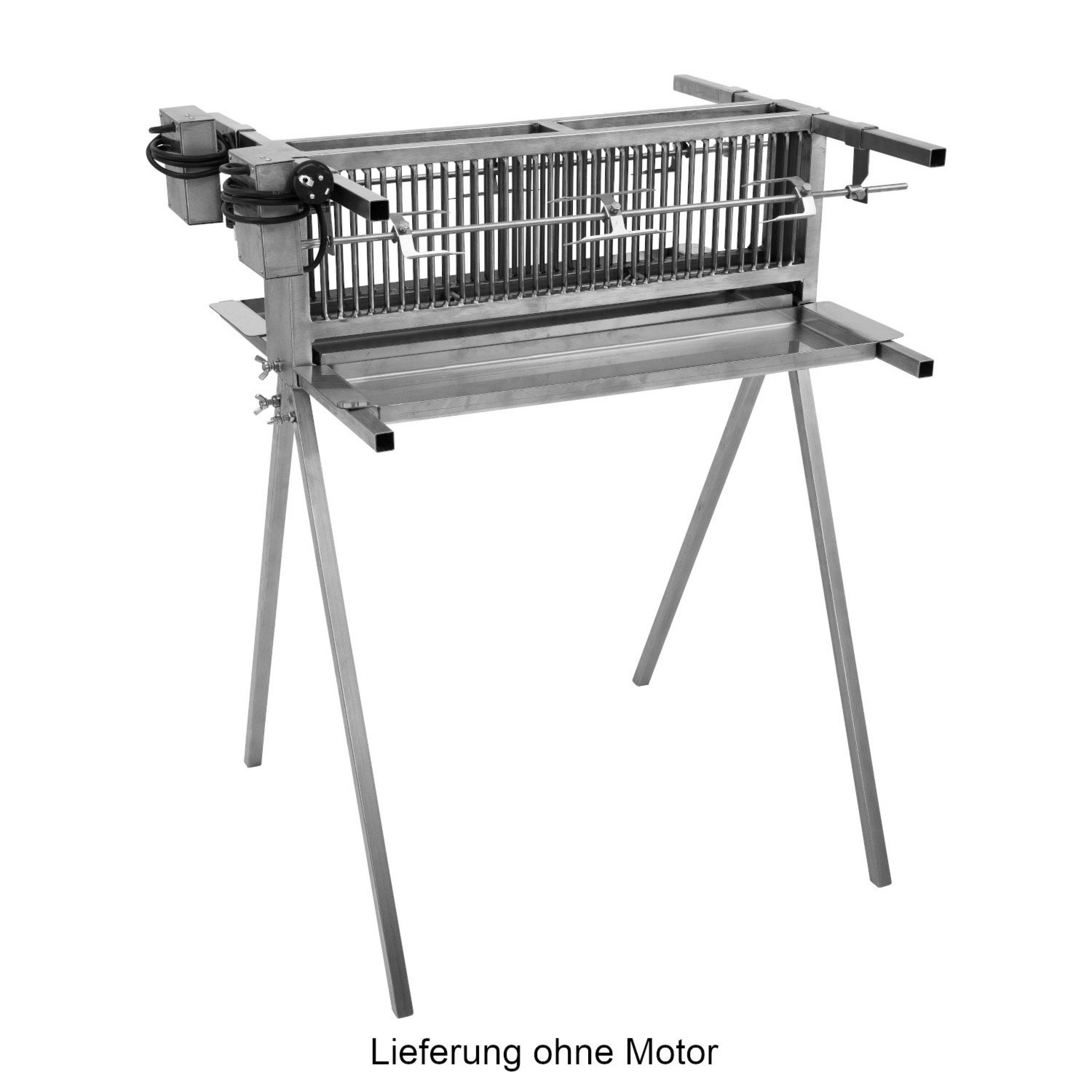 Schneider Grillgeräte GmbH & Co.KG Feuerstelle Schneider Vertikalgrill Gesundheitsgrill 2fach aus Edelstahl 66 cm