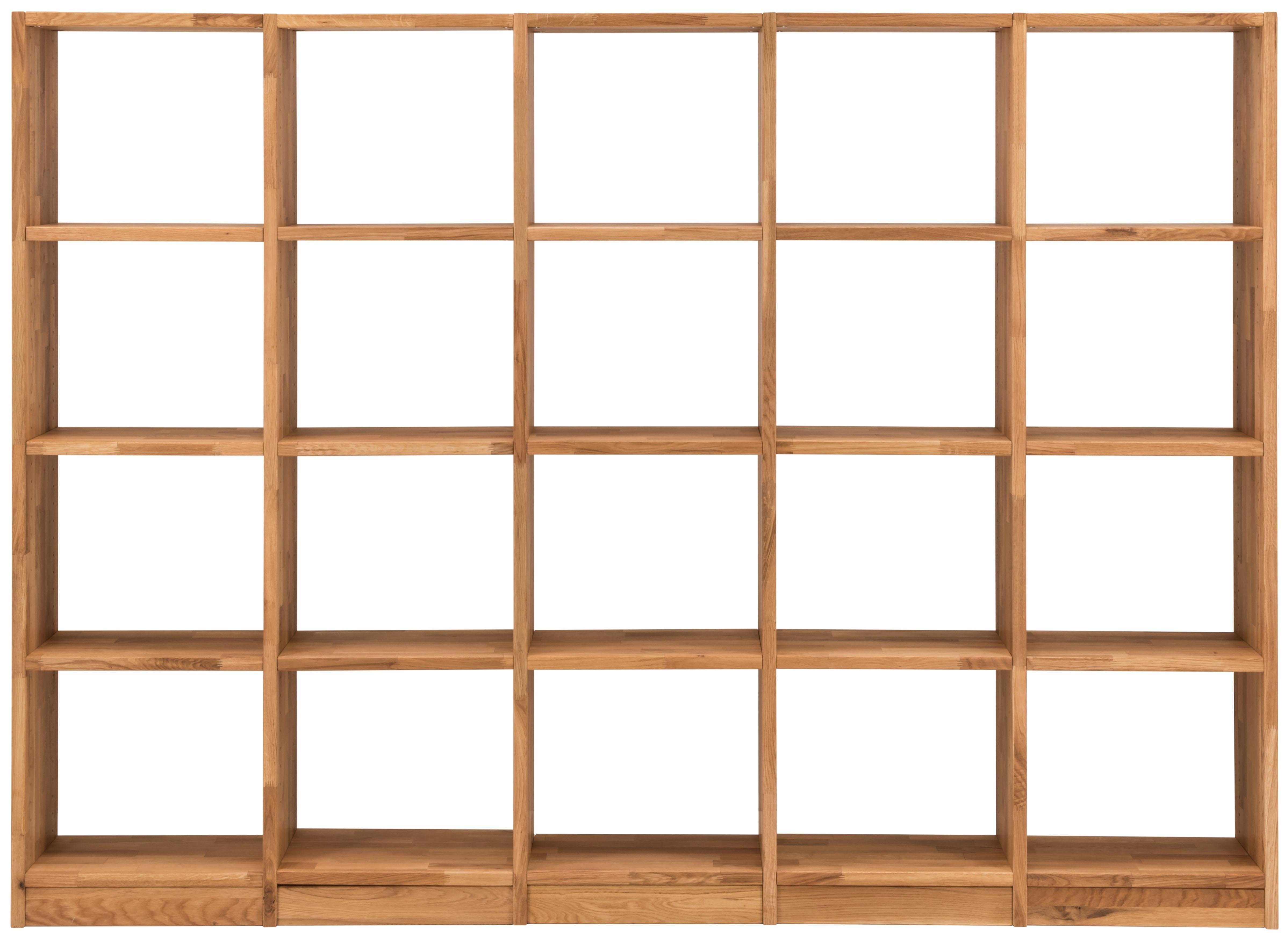 Home affaire Regalelement Ecko, aus schönem massivem Wildeichenholz, Breite 225 cm