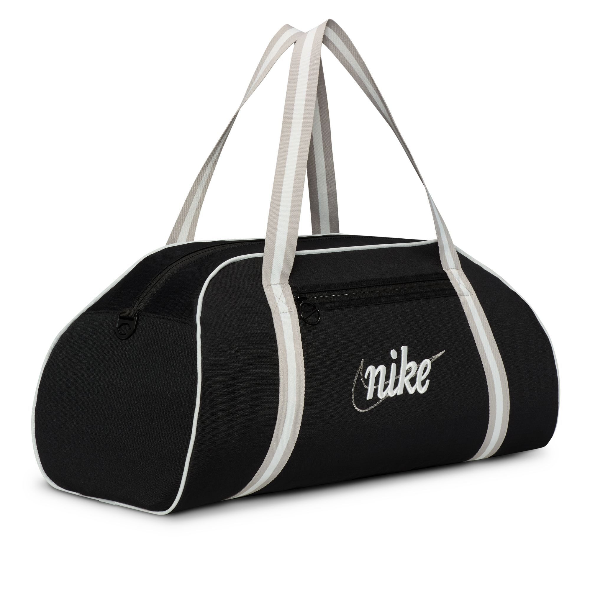 Nike Sporttasche W NK GYM CLUB - RETRO, aus Polyester, mit Reißverschlusstaschen innen und außen