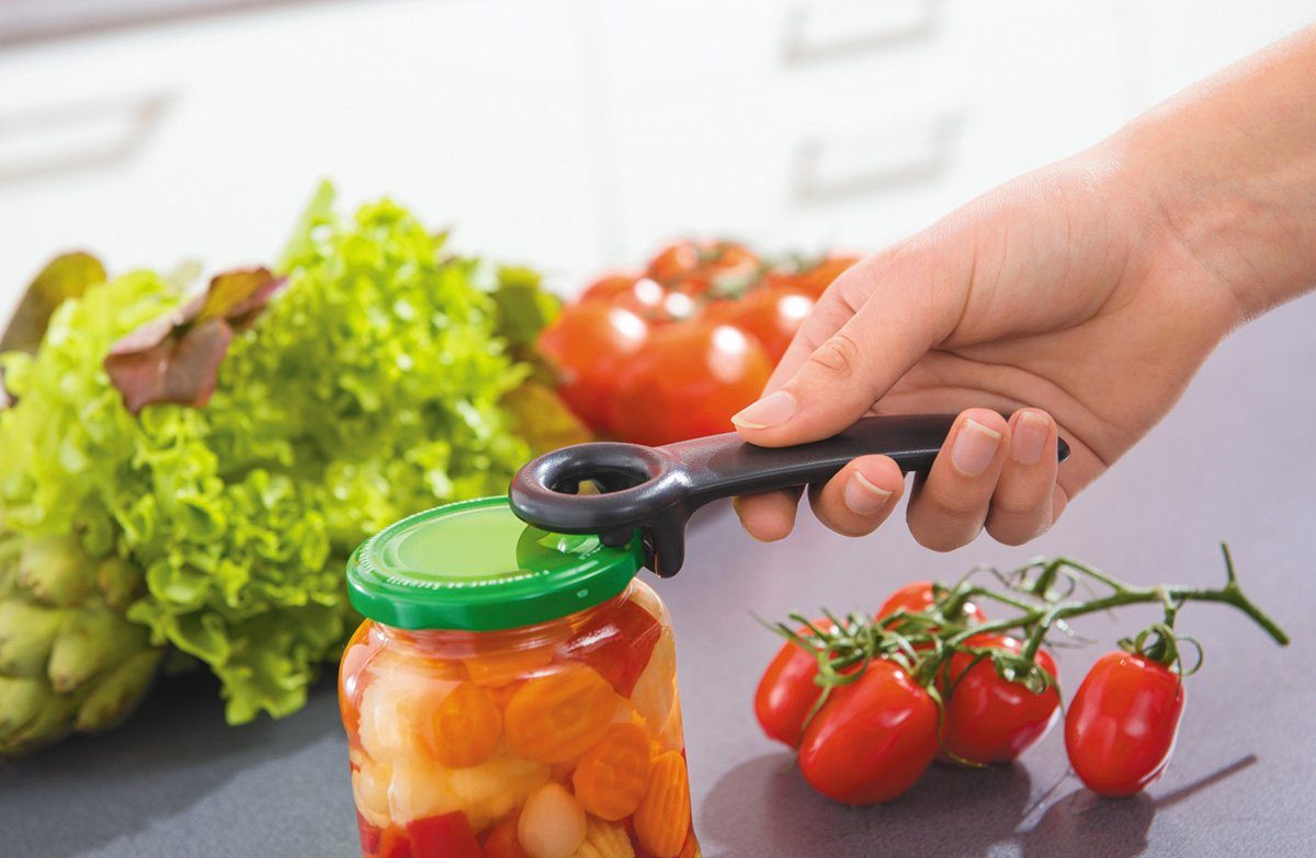 GEFU Multiöffner Glasdeckelöffner JARKEY Schraubdeckelöffner Deckel