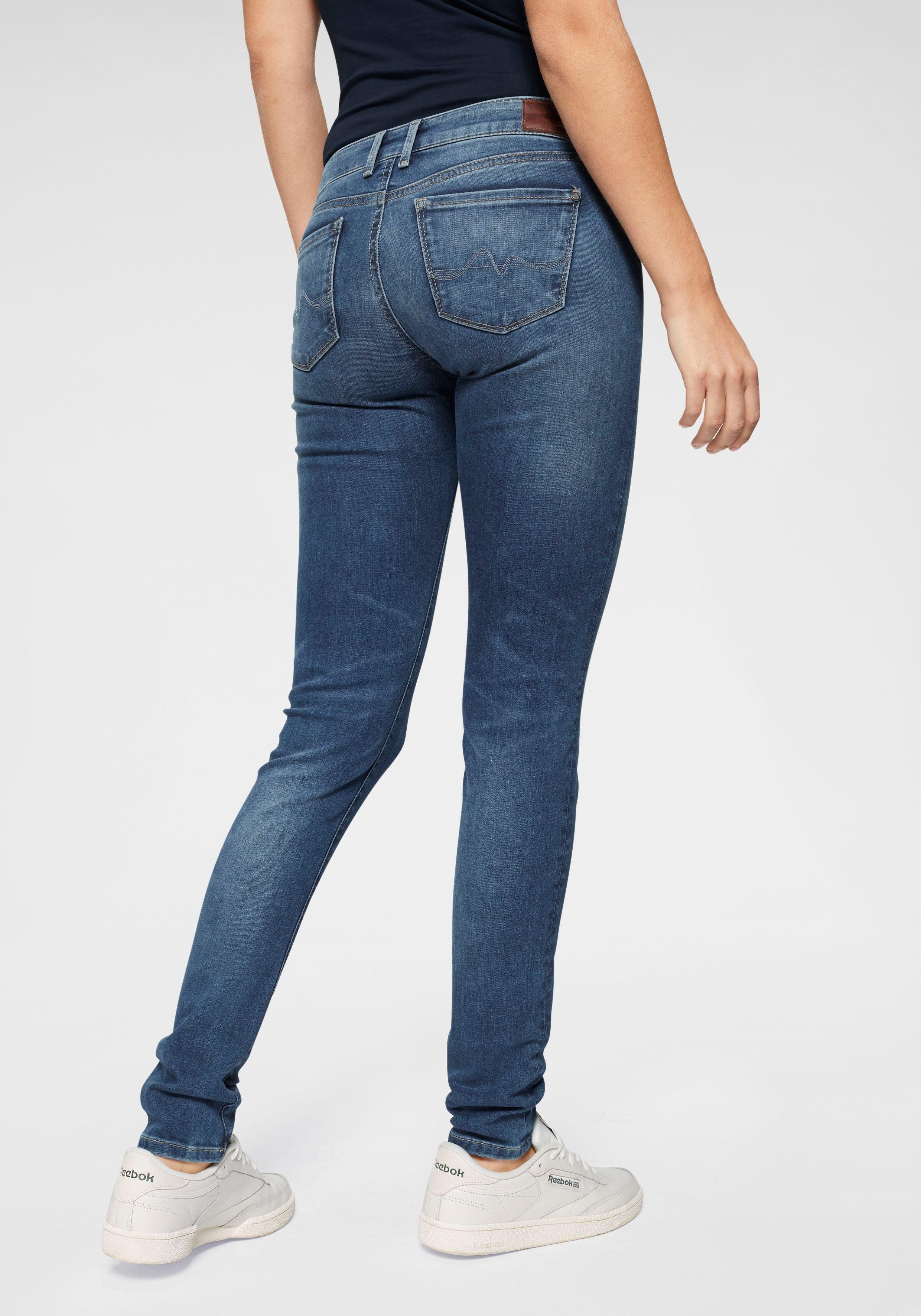 Pepe Jeans Skinny-fit-Jeans SOHO im stretch Stretch-Anteil classic und mit Bund 1-Knopf Z63 5-Pocket-Stil