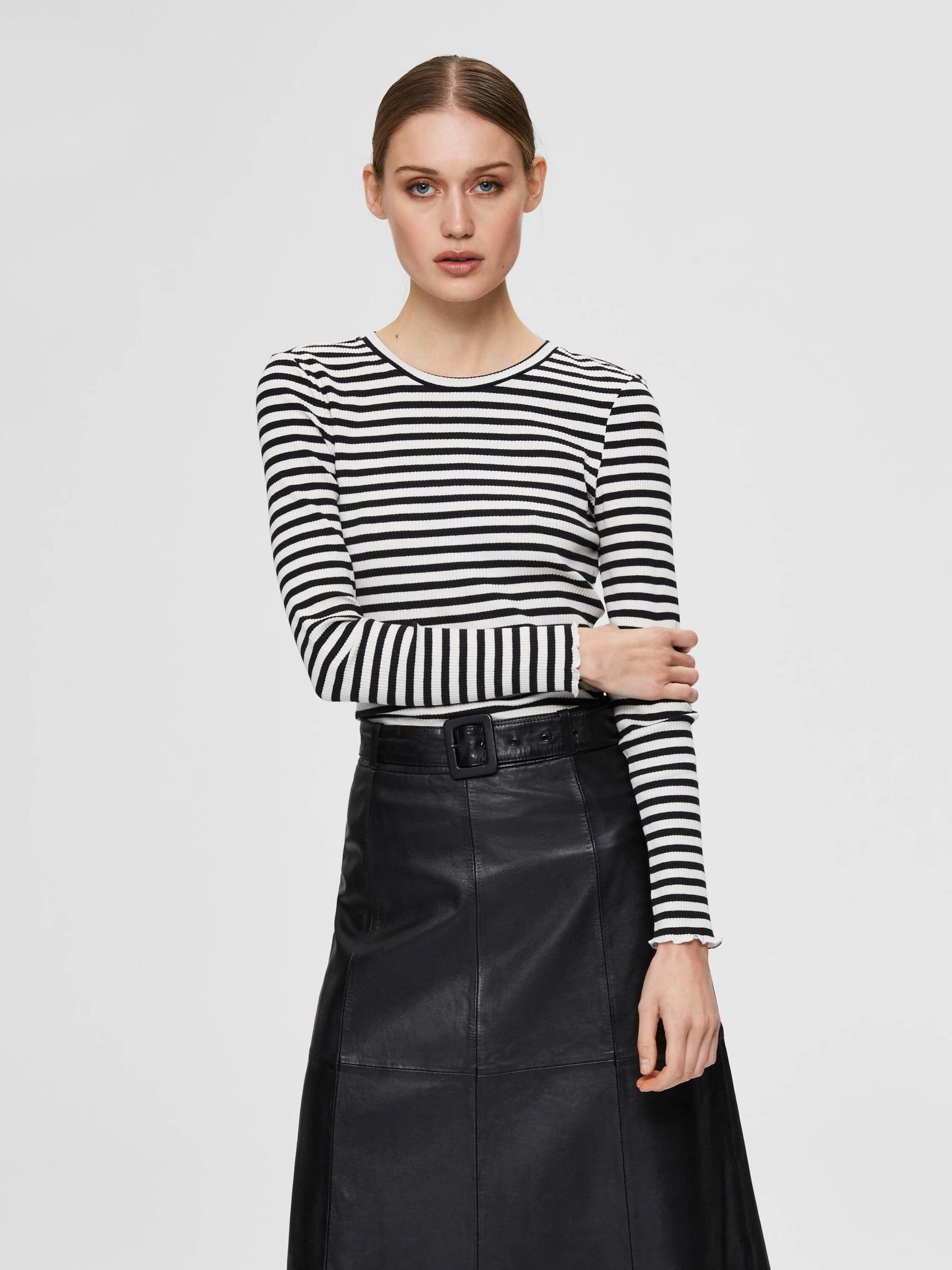 SELECTED FEMME Langarmbluse ANNA (1-tlg) Rüschen günstig online kaufen