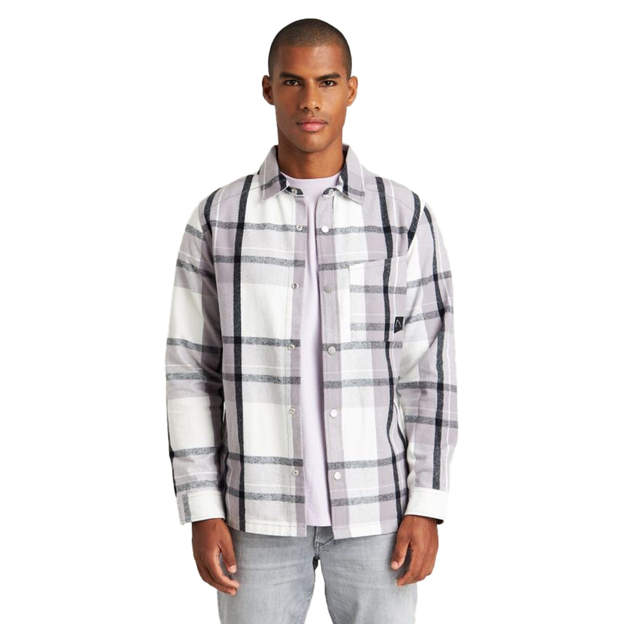 Henleyshirt Axel Mick Shirt, lila