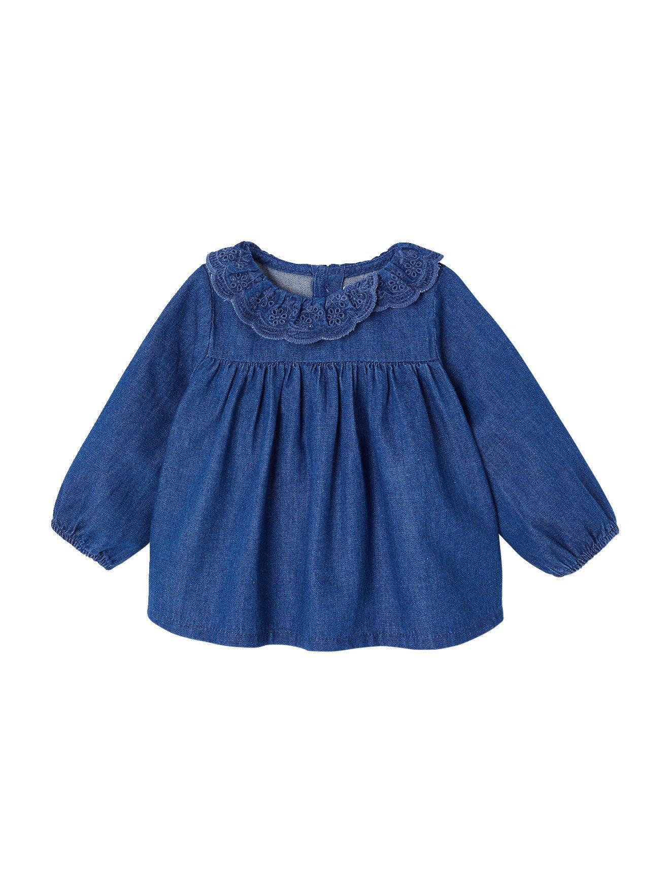 Langarmshirt Jeansbluse Mädchen Baby