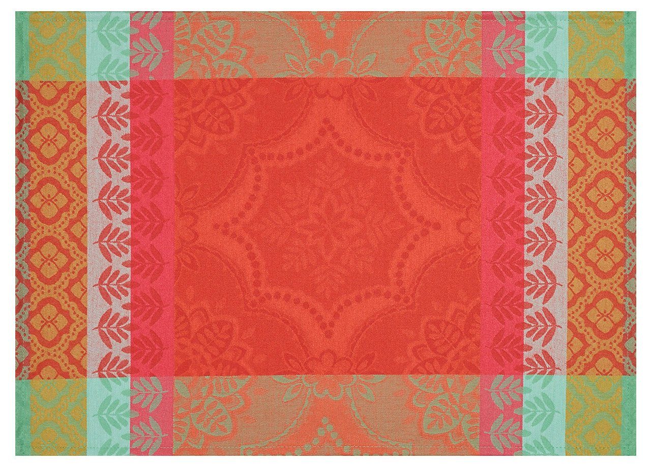 Le Jacquard Francais Platzset Beschichtete Tischsets (2x Set) Bastide Poivron 38x52 cm, (Set, 2-St), beschichtet