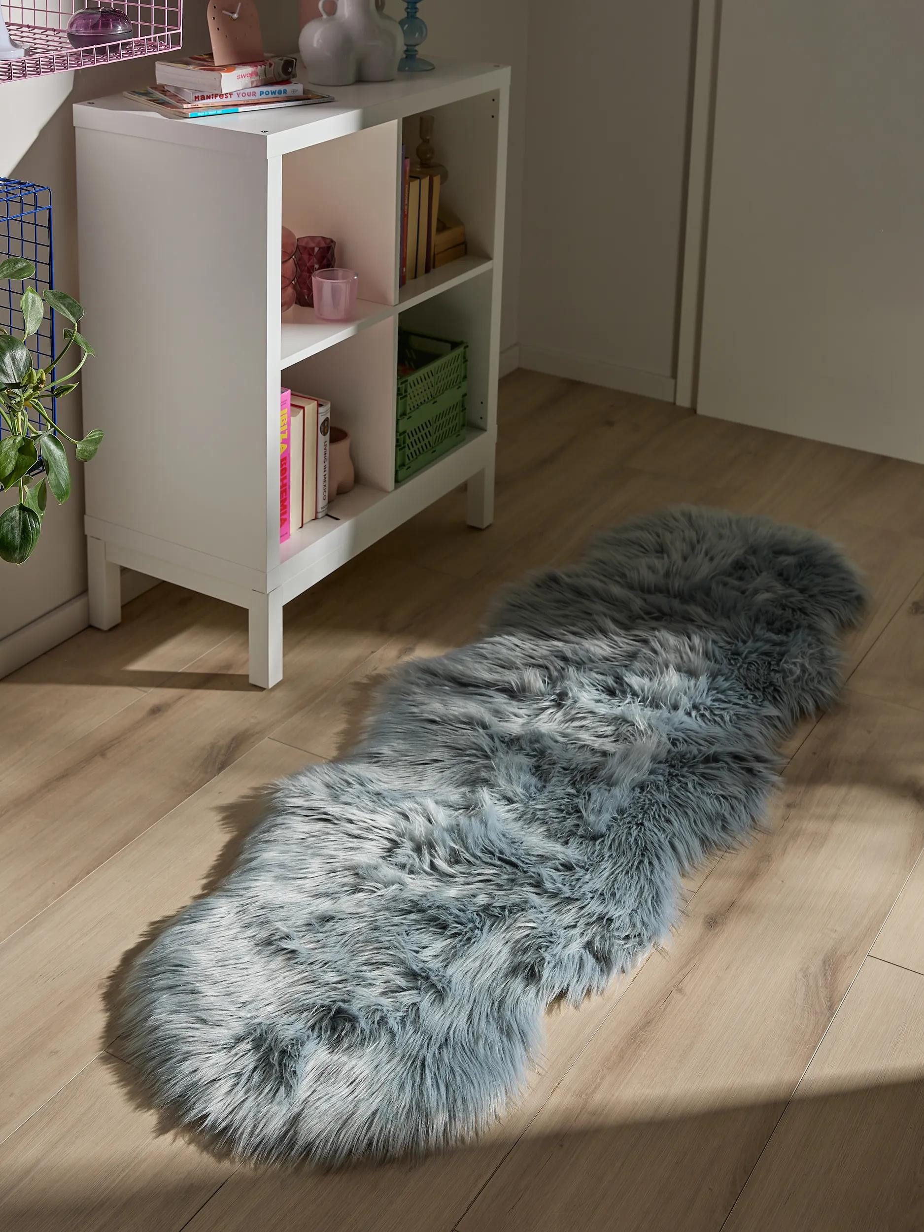 benuta Hochflor-Teppich Nanuk, rechteckig, Höhe: 51 mm, Kunstfaser, Berber, Ethno-Style, Wohnzimmer
