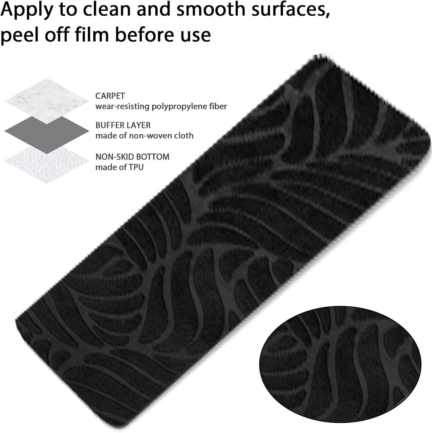 Youyijia Antirutsch Teppichunterlage 15pcs Anti-Rutsch Treppenmatten  65x20cm Teppich Treppenstufen