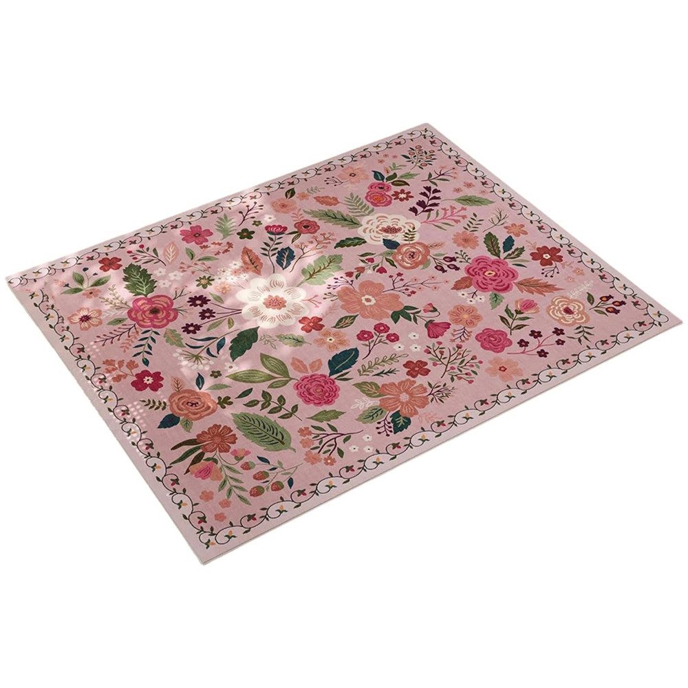 Minicloss Fußmatte Boho Fußmatte für Innenbereich – Rutschfester Teppich mit Blumenmuster, Ideal für Eingangsbereich, Küche, Haustür, Kinderzimmer