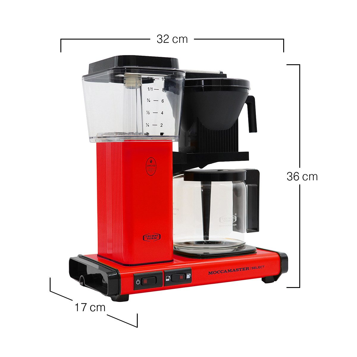 Moccamaster Filterkaffeemaschine, 1.25l Kaffeekanne