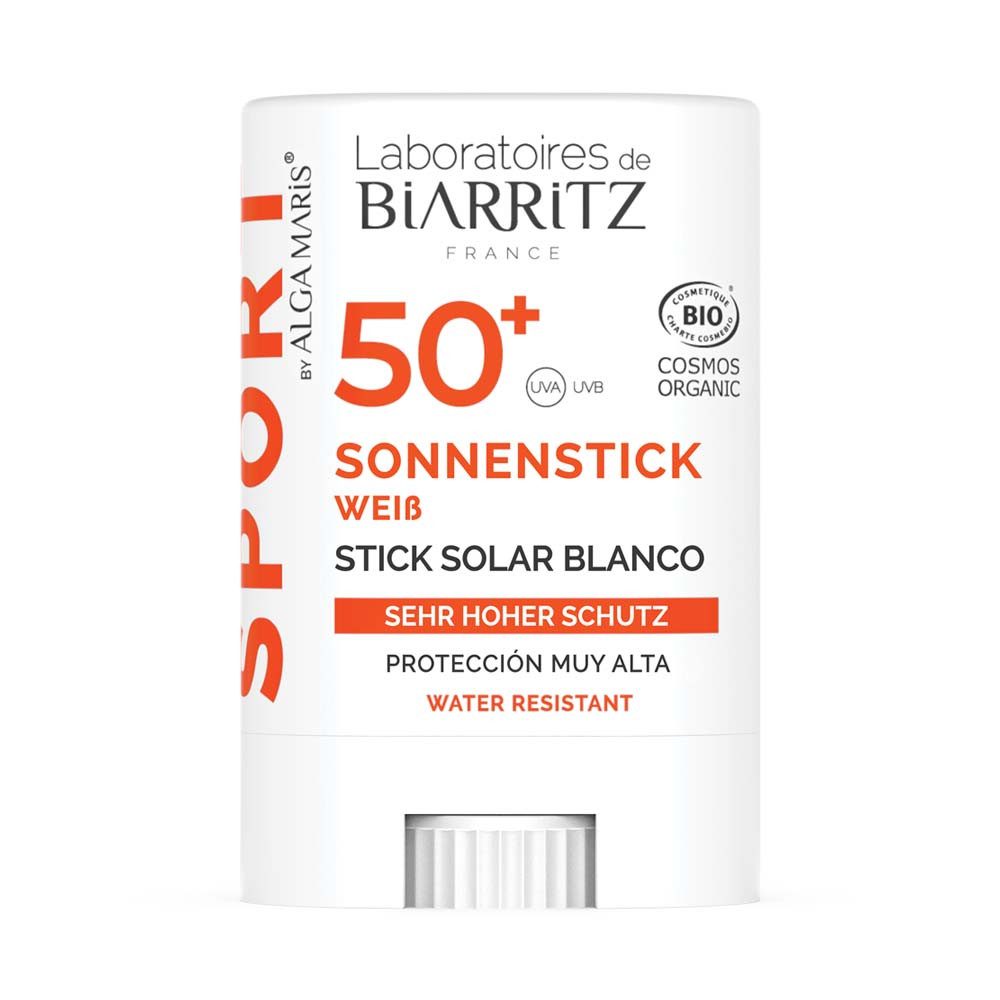 Sonnenschutzpflege Sonnenstick - weiß LSF50+ Sport 12g