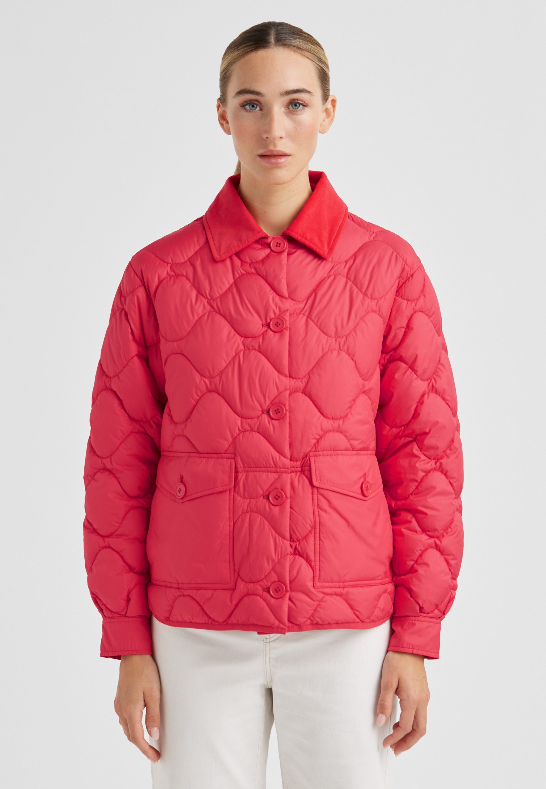 Milestone Steppjacke MSChloe Damen Übergangsjacke Jacke gesteppt lockere Pa günstig online kaufen