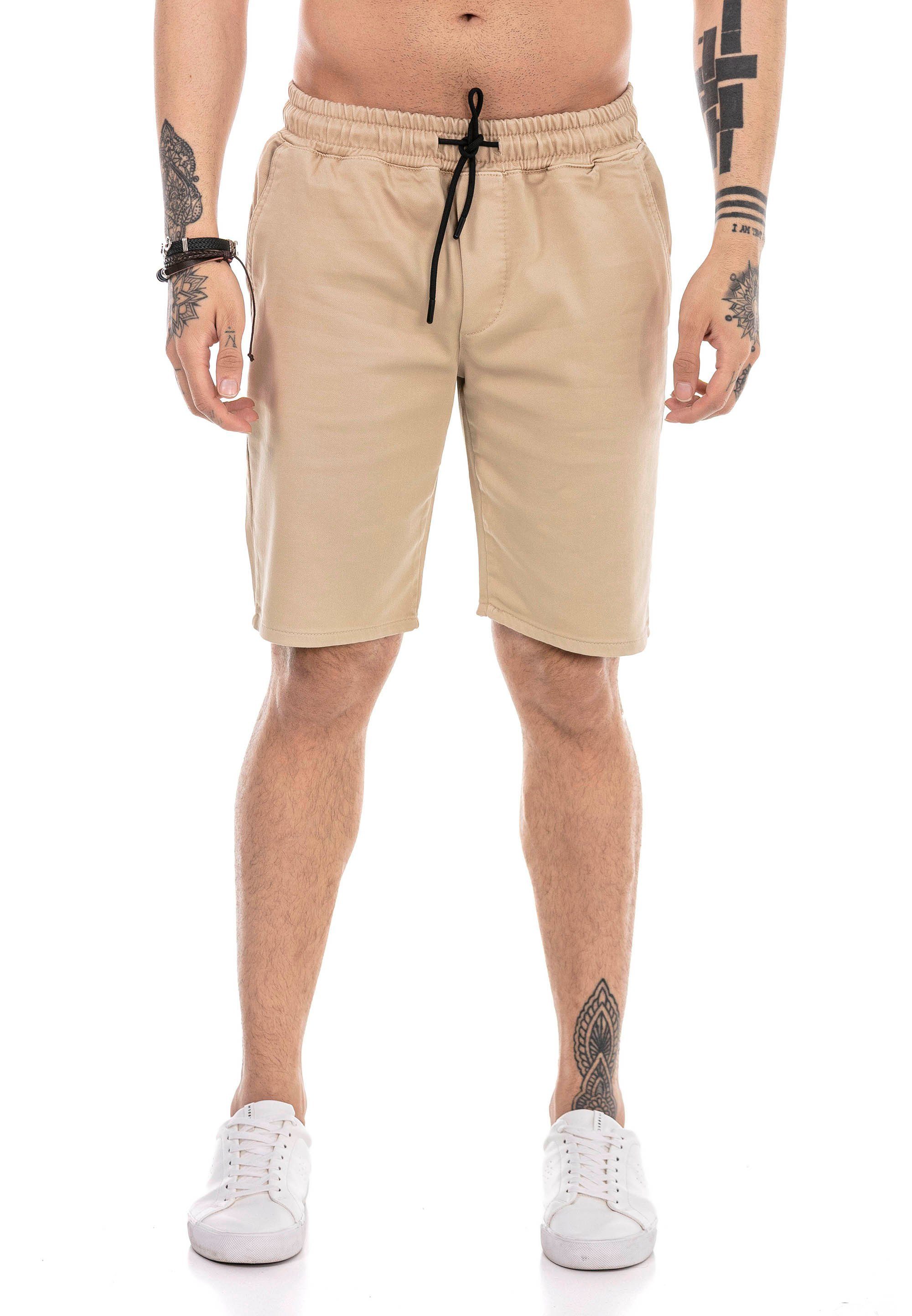 mit Kordelzug praktischem camelfarben RedBridge Shorts Hastings