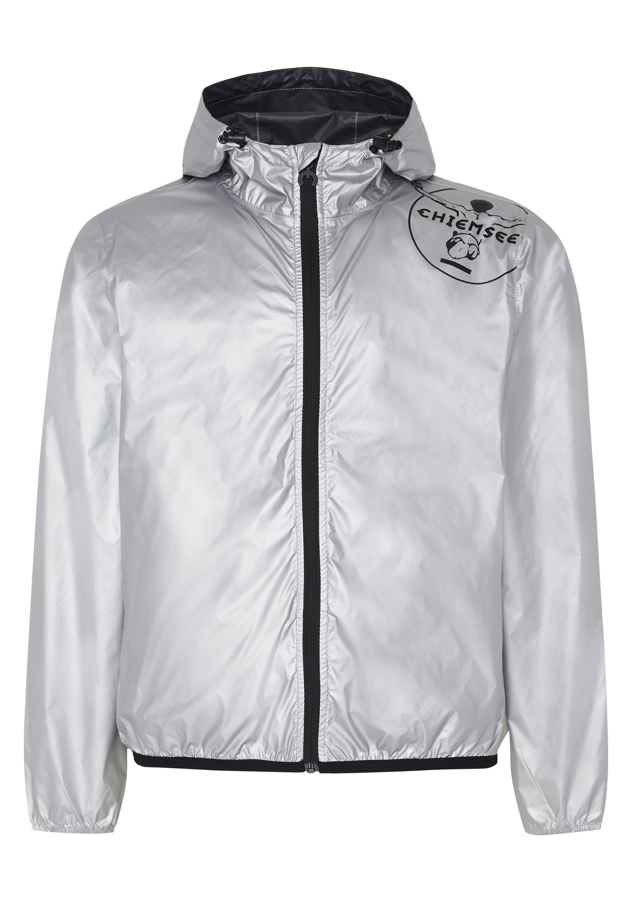 Outdoorjacke Regenjacke mit Jumper-Motiv und Taschen-Funktion 1