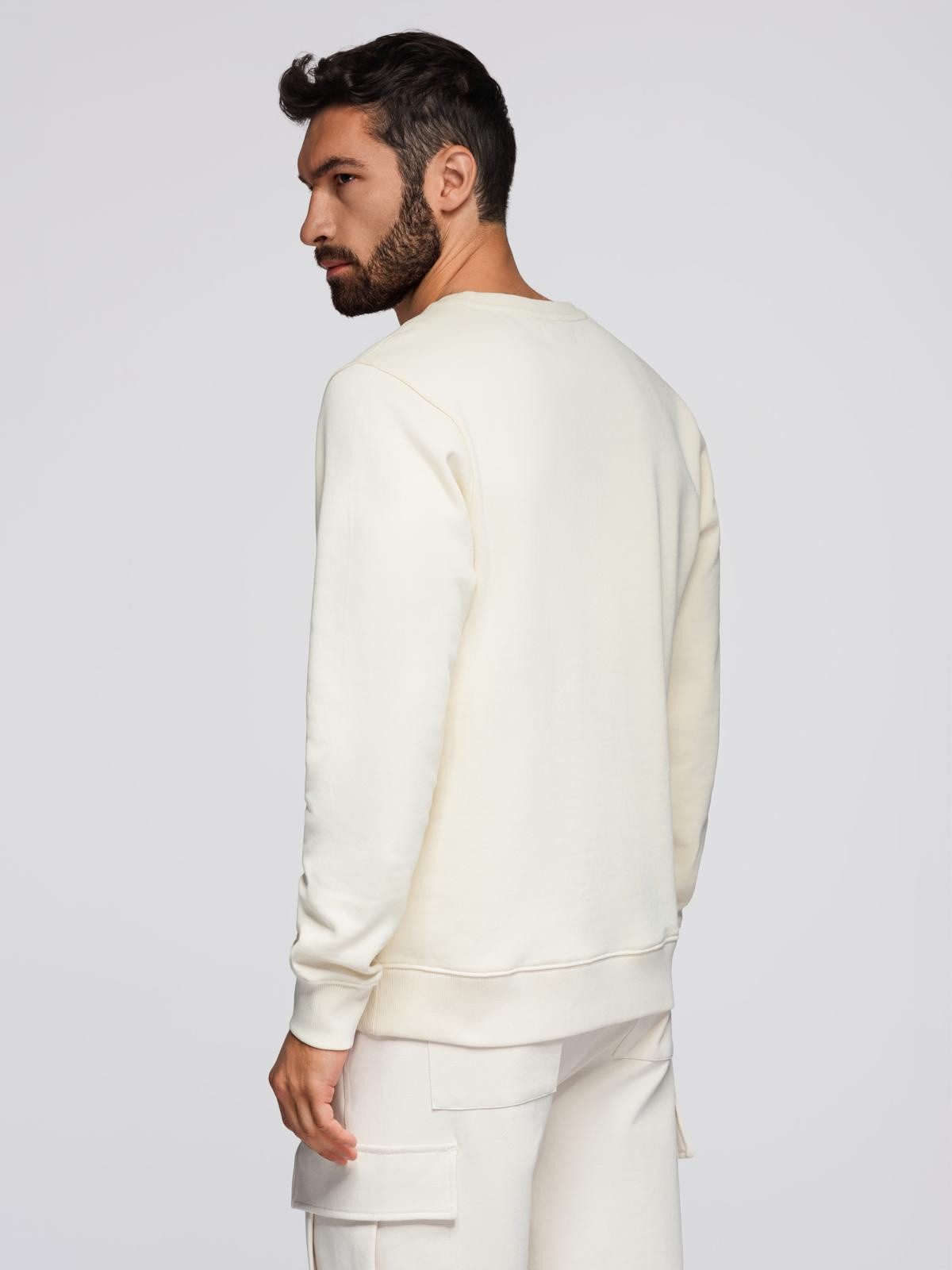 OMBRE Sweatshirt Herren BasicSweatshirt mit Rundhalsausschnitt